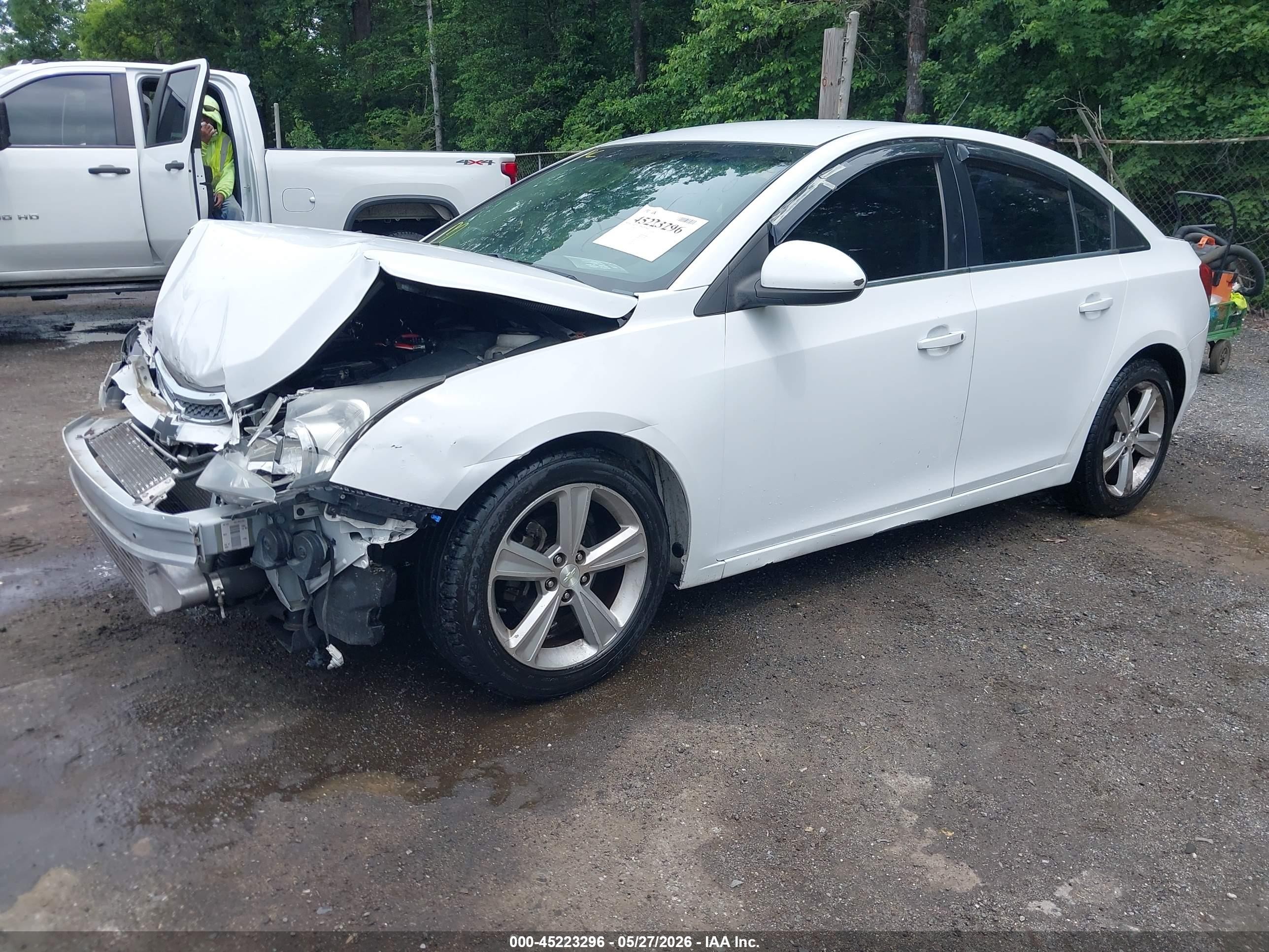 2013 Chevrolet Cruze 2lt Auto Белый vin: 1G1PE5SB3D7142098