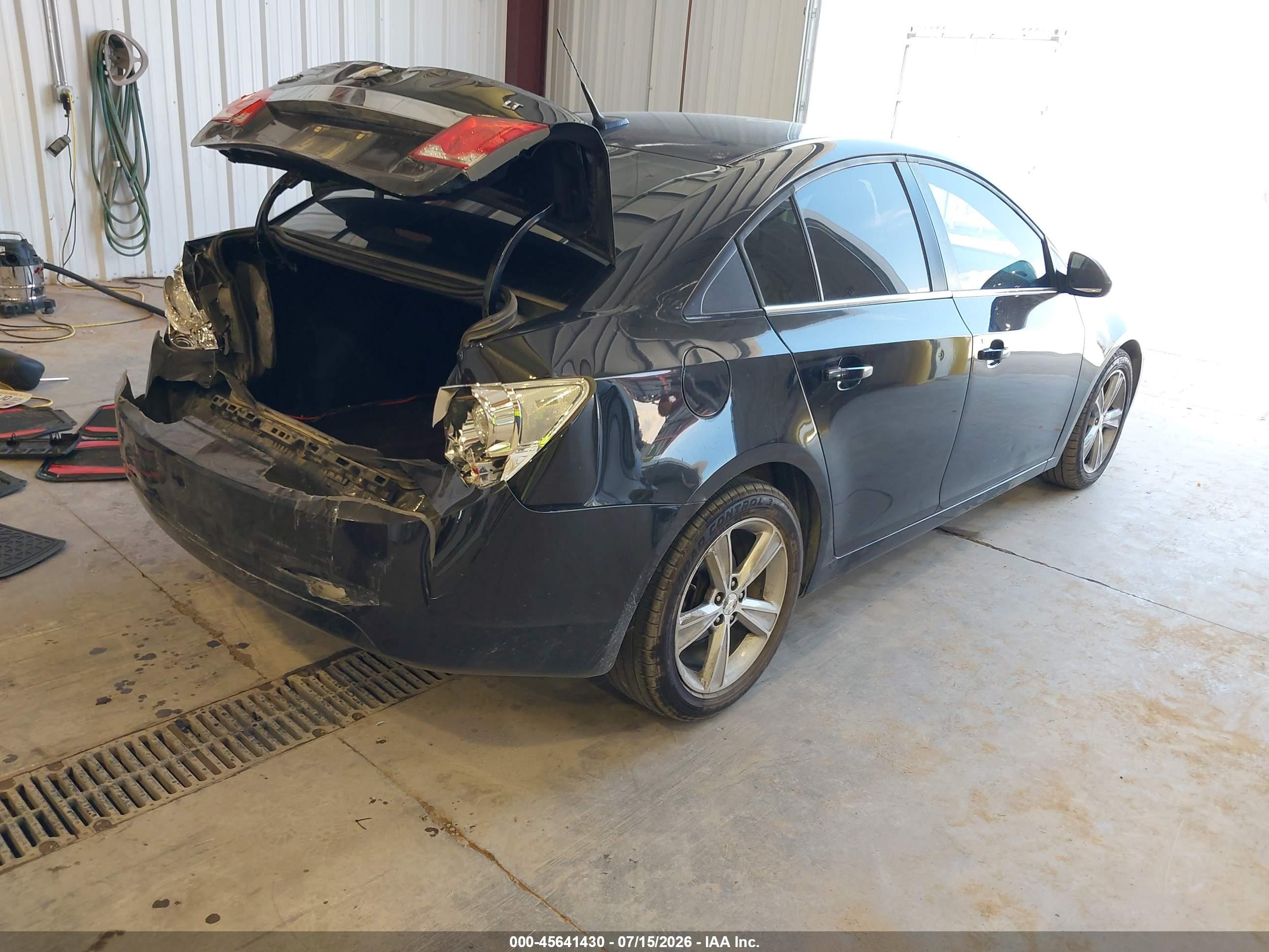 2014 Chevrolet Cruze 2lt Auto Black vin: 1G1PE5SB3E7118644