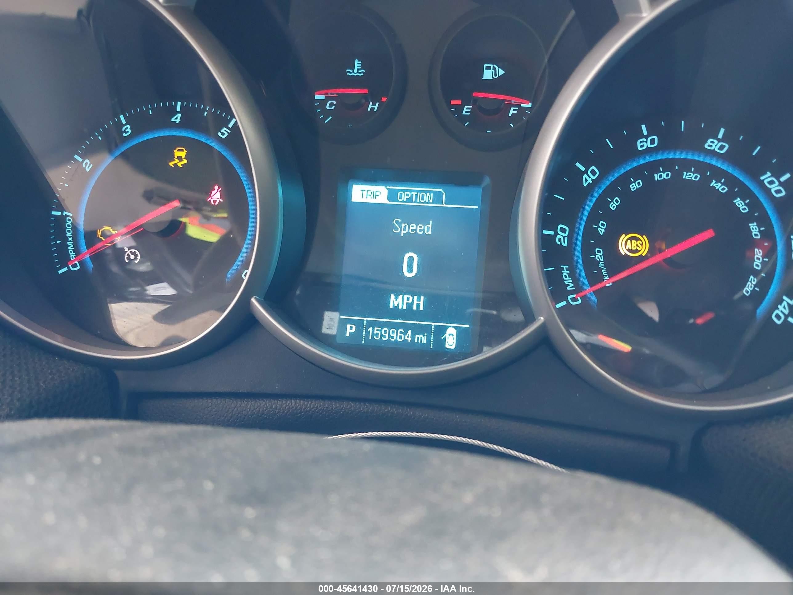 2014 Chevrolet Cruze 2lt Auto Black vin: 1G1PE5SB3E7118644