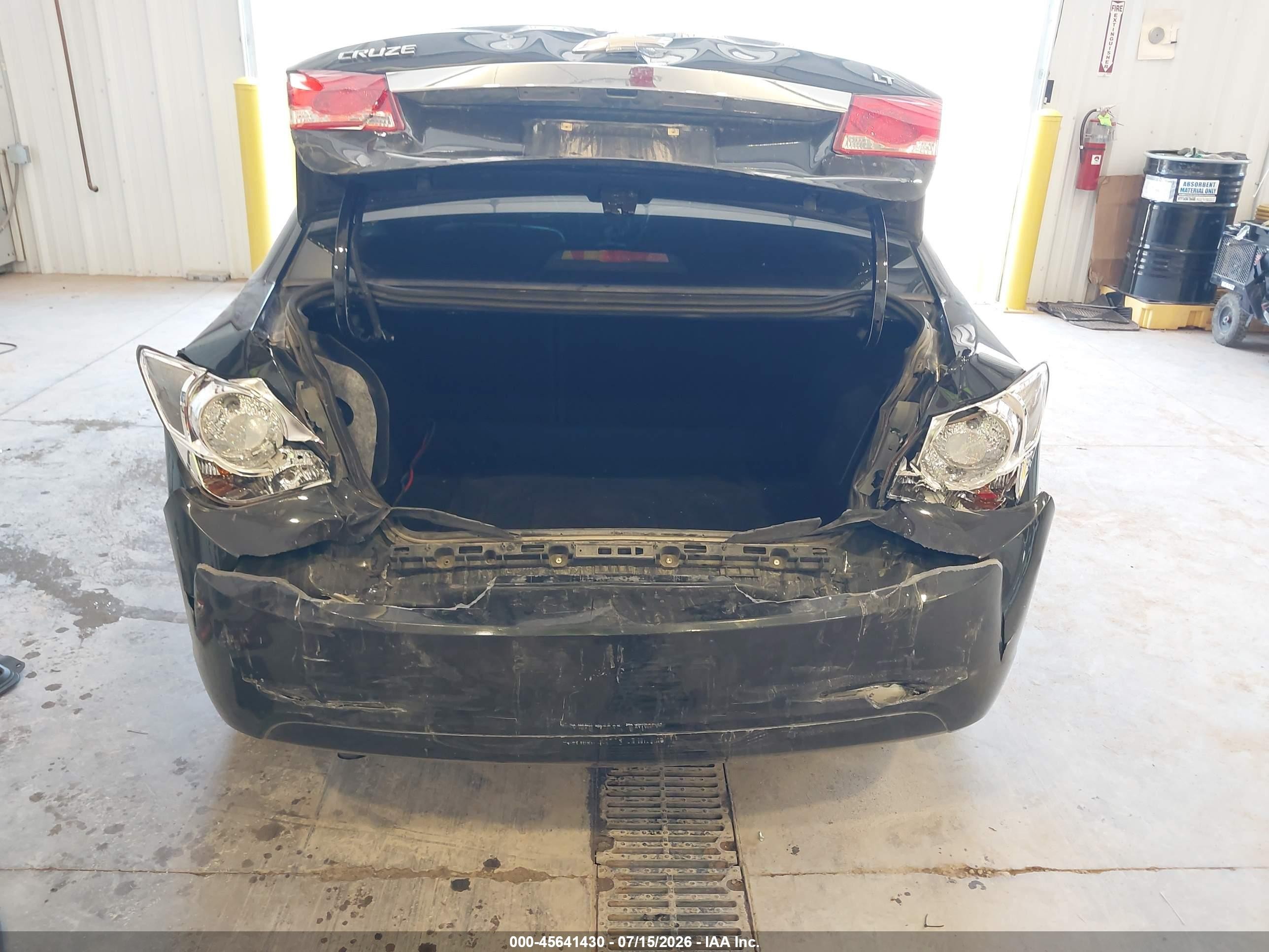 2014 Chevrolet Cruze 2lt Auto Black vin: 1G1PE5SB3E7118644