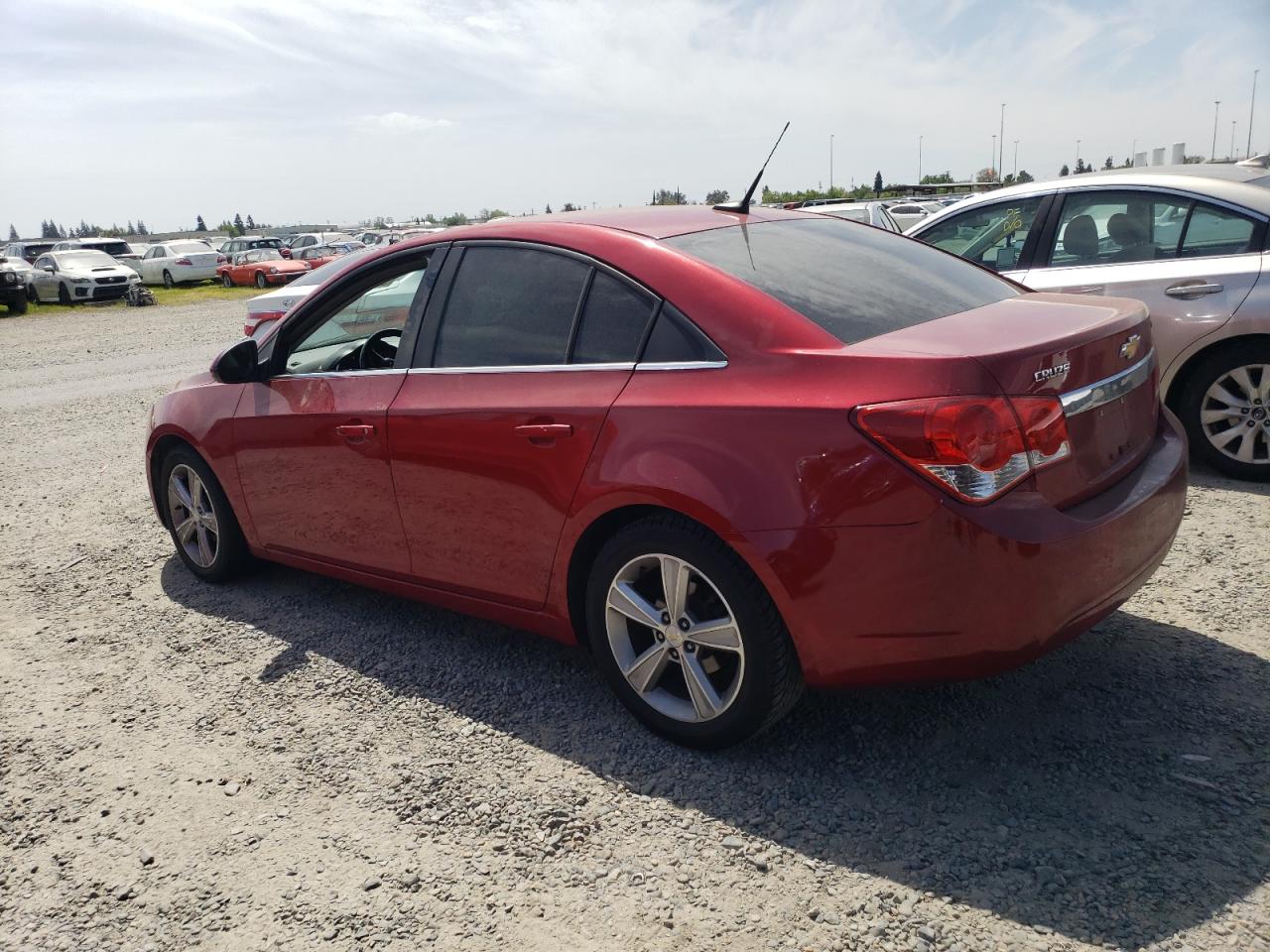 2014 Chevrolet Cruze Lt Red vin: 1G1PE5SB3E7122645