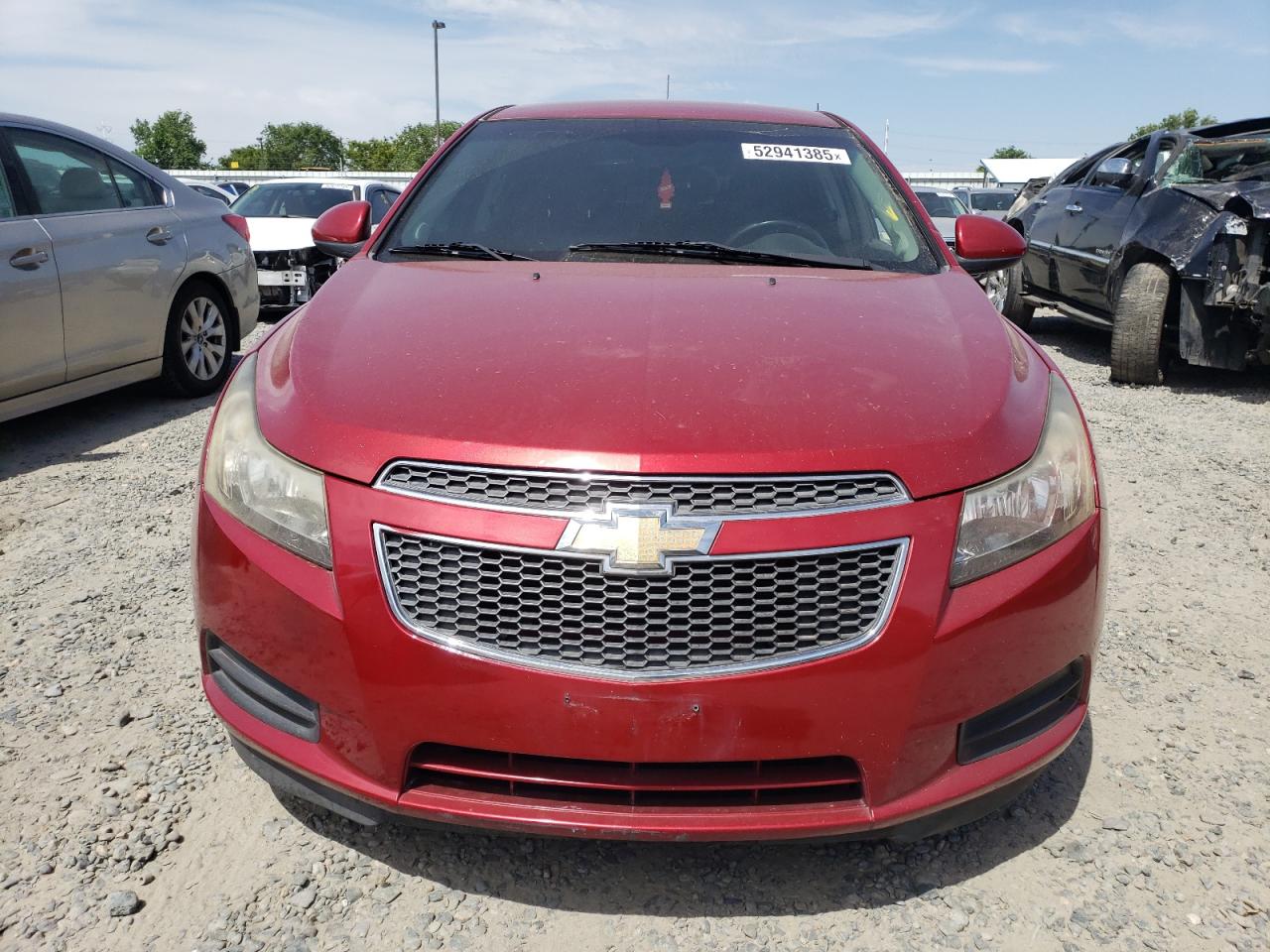 2014 Chevrolet Cruze Lt Red vin: 1G1PE5SB3E7122645