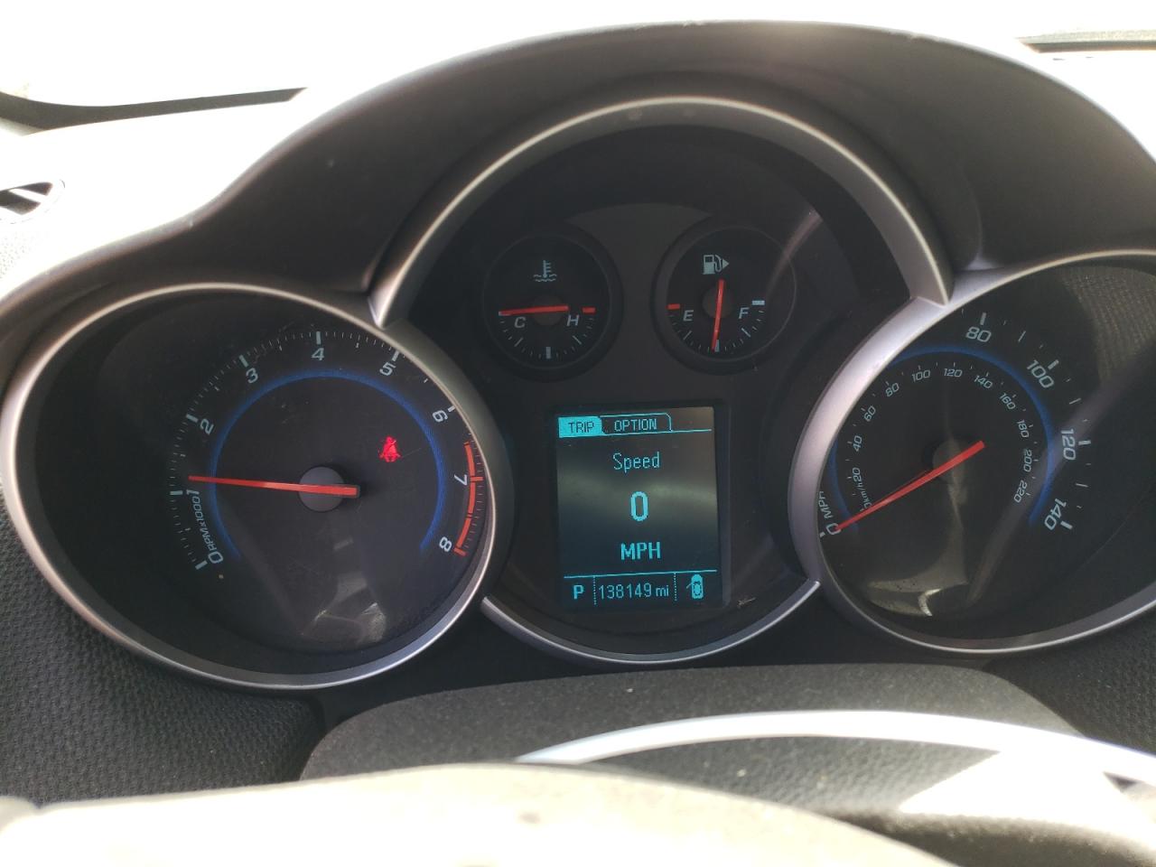 2014 Chevrolet Cruze Lt Red vin: 1G1PE5SB3E7122645