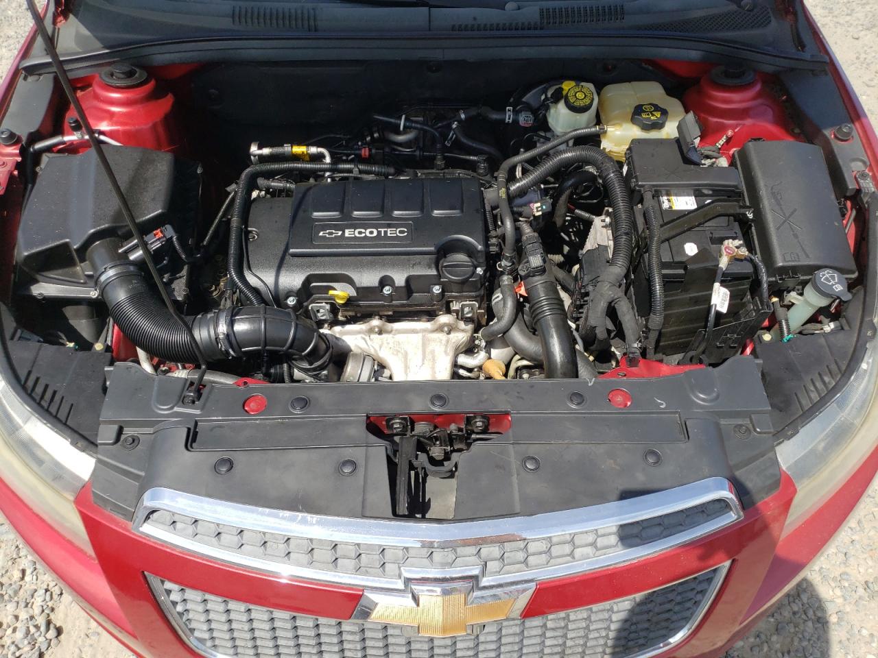 2014 Chevrolet Cruze Lt Red vin: 1G1PE5SB3E7122645
