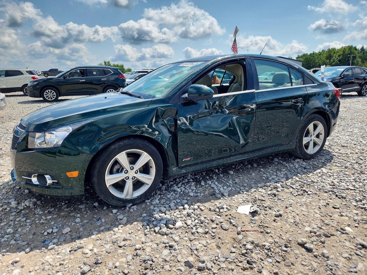 2014 Chevrolet Cruze Lt Green vin: 1G1PE5SB3E7163485