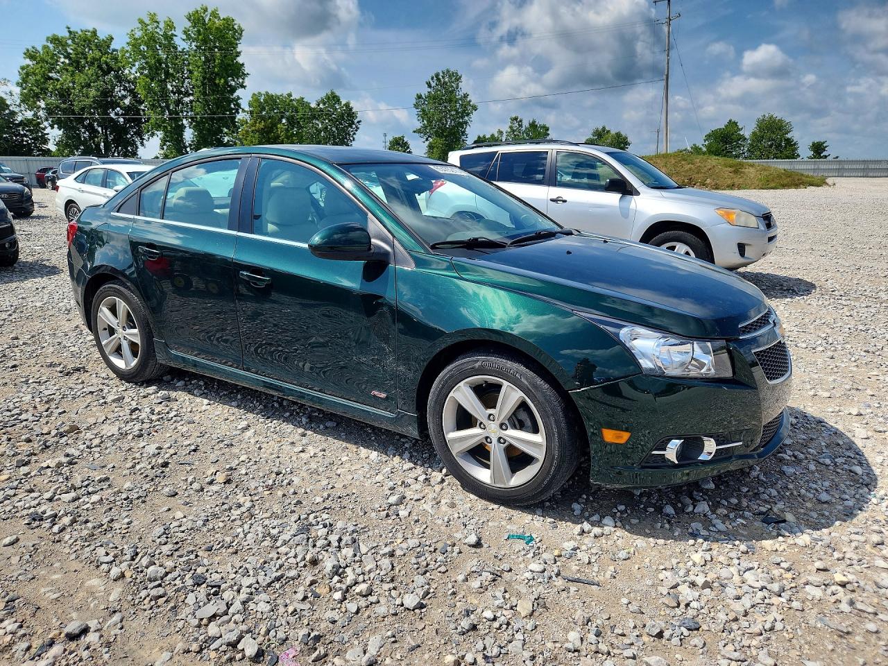 2014 Chevrolet Cruze Lt Green vin: 1G1PE5SB3E7163485