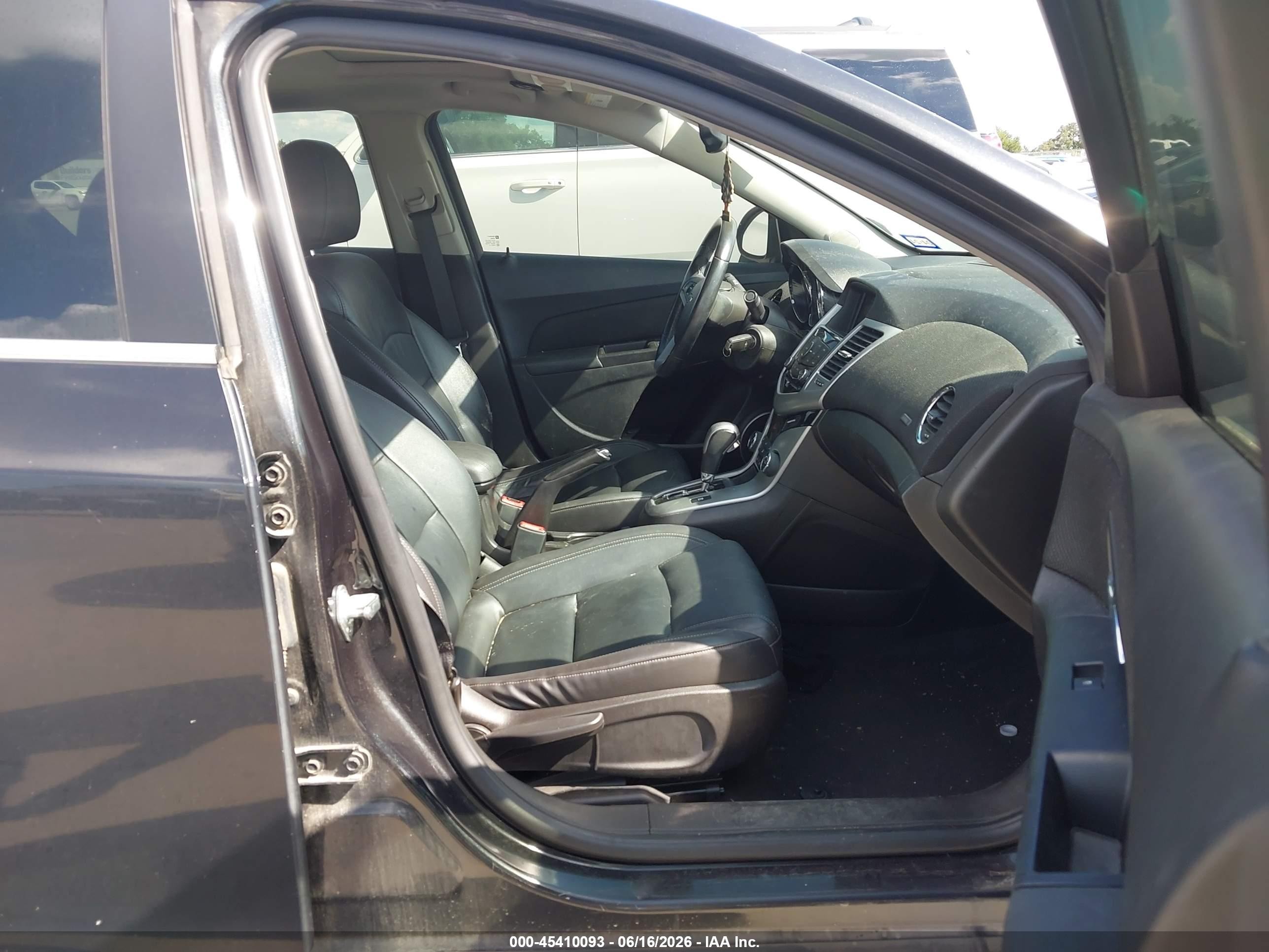 2014 Chevrolet Cruze 2lt Auto Черный vin: 1G1PE5SB3E7193425