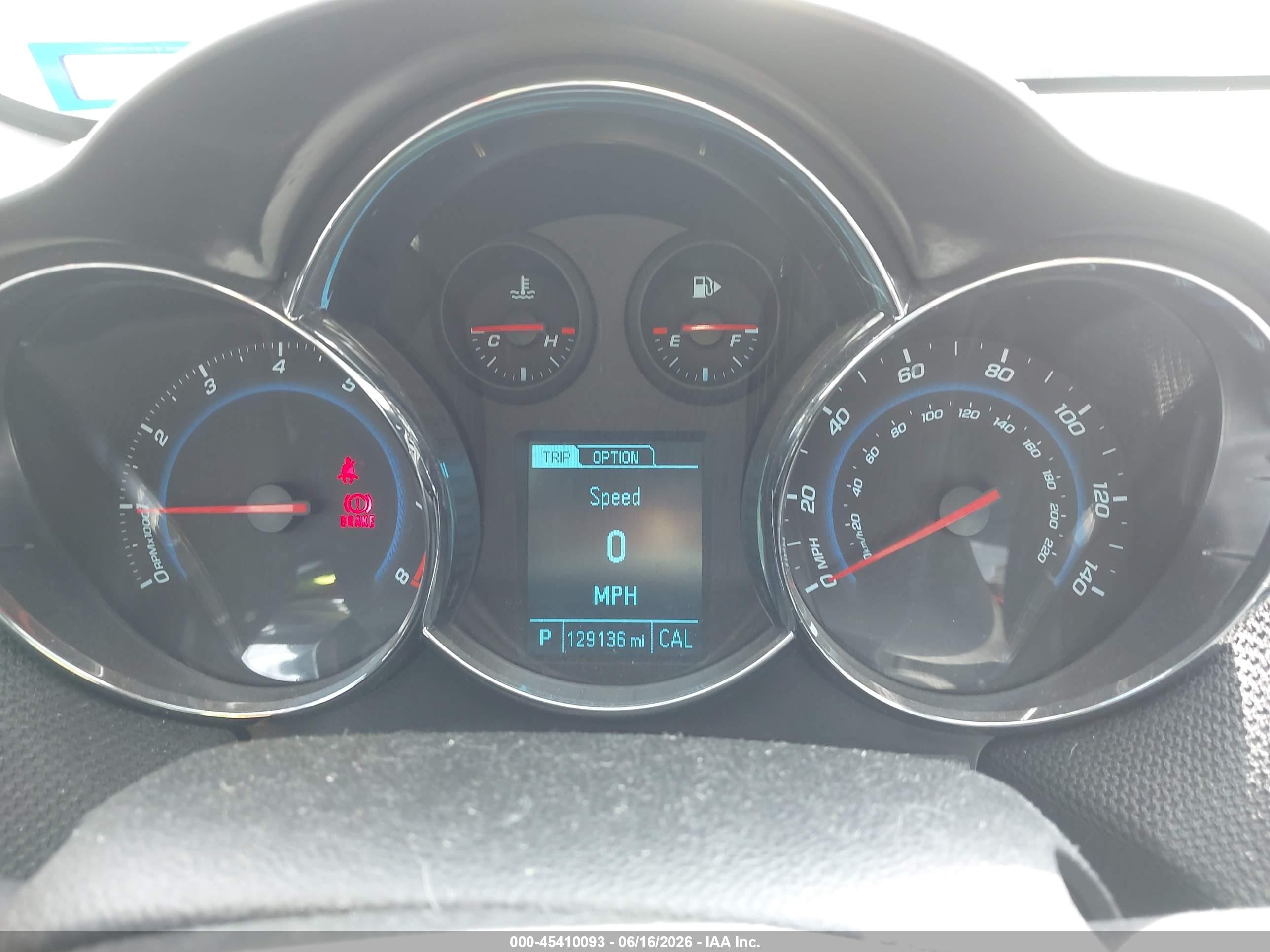 2014 Chevrolet Cruze 2lt Auto Черный vin: 1G1PE5SB3E7193425
