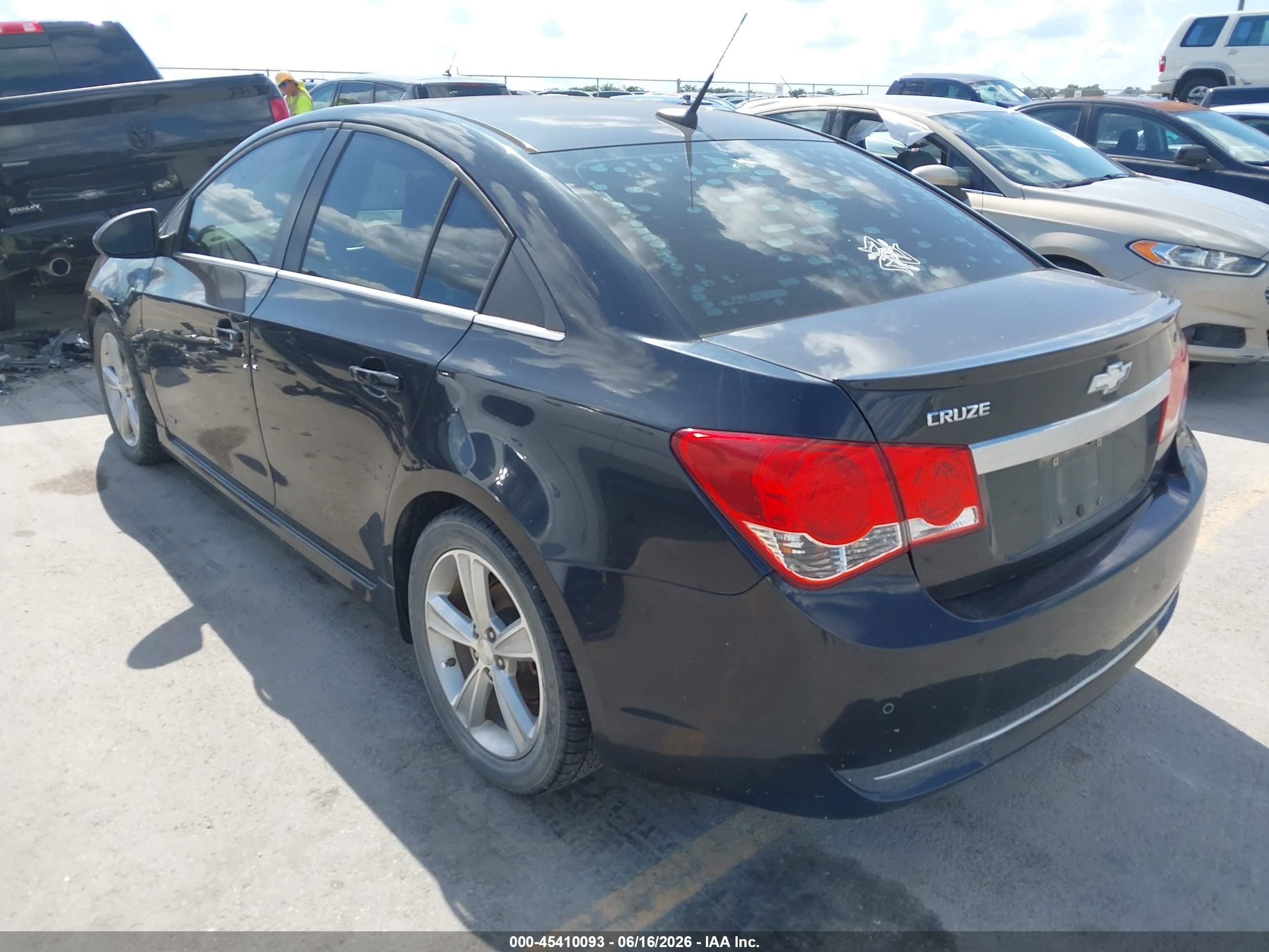 2014 Chevrolet Cruze 2lt Auto Черный vin: 1G1PE5SB3E7193425