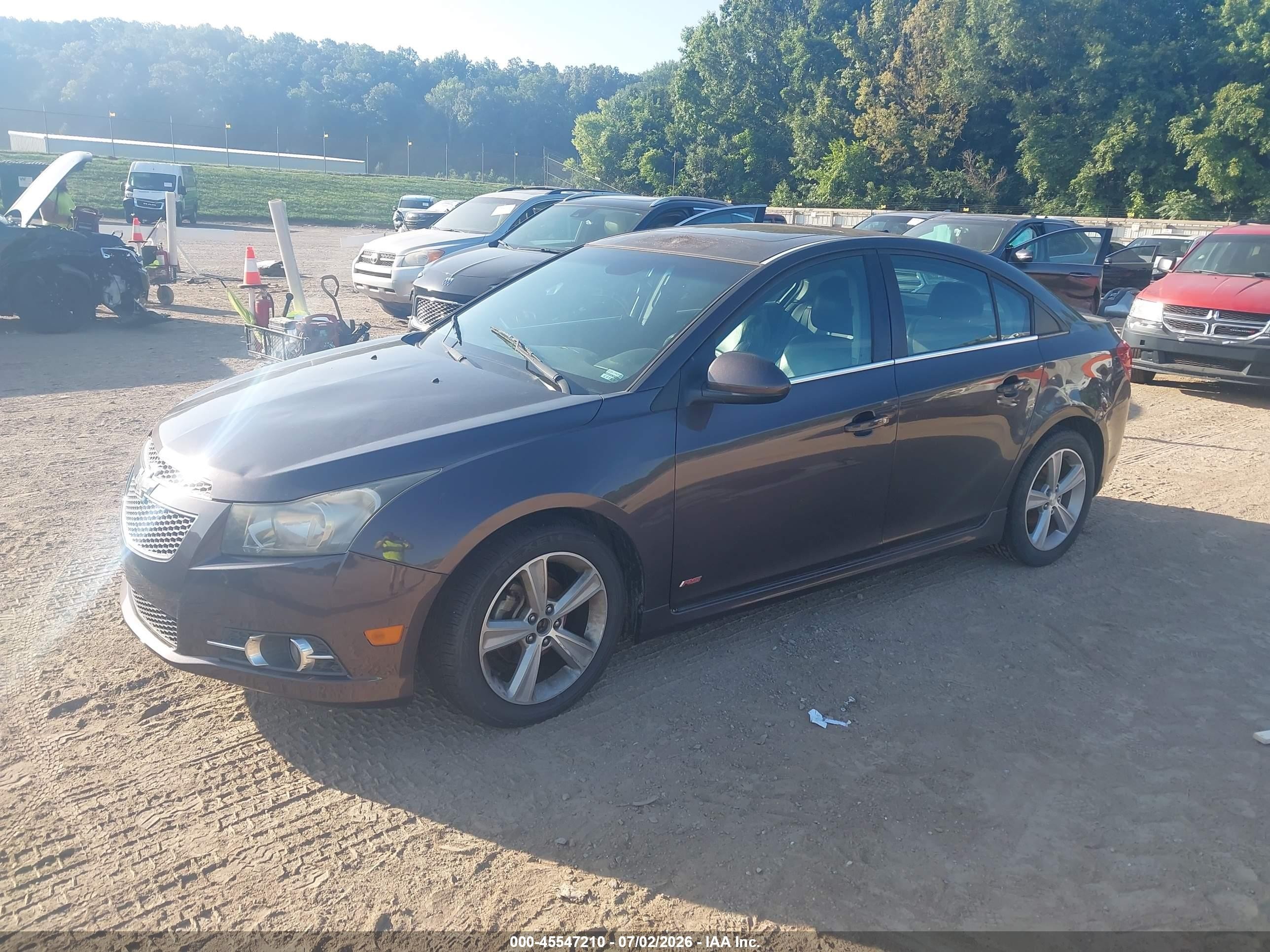 2014 Chevrolet Cruze 2lt Auto Gray vin: 1G1PE5SB3E7270407