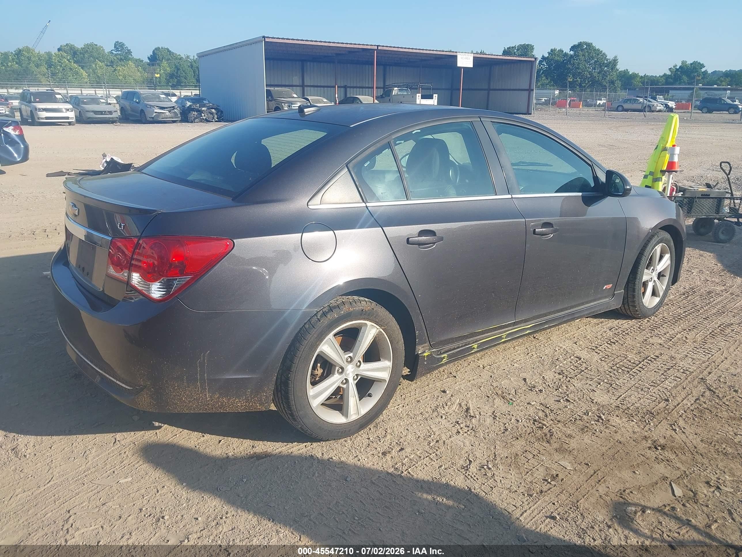 2014 Chevrolet Cruze 2lt Auto Gray vin: 1G1PE5SB3E7270407
