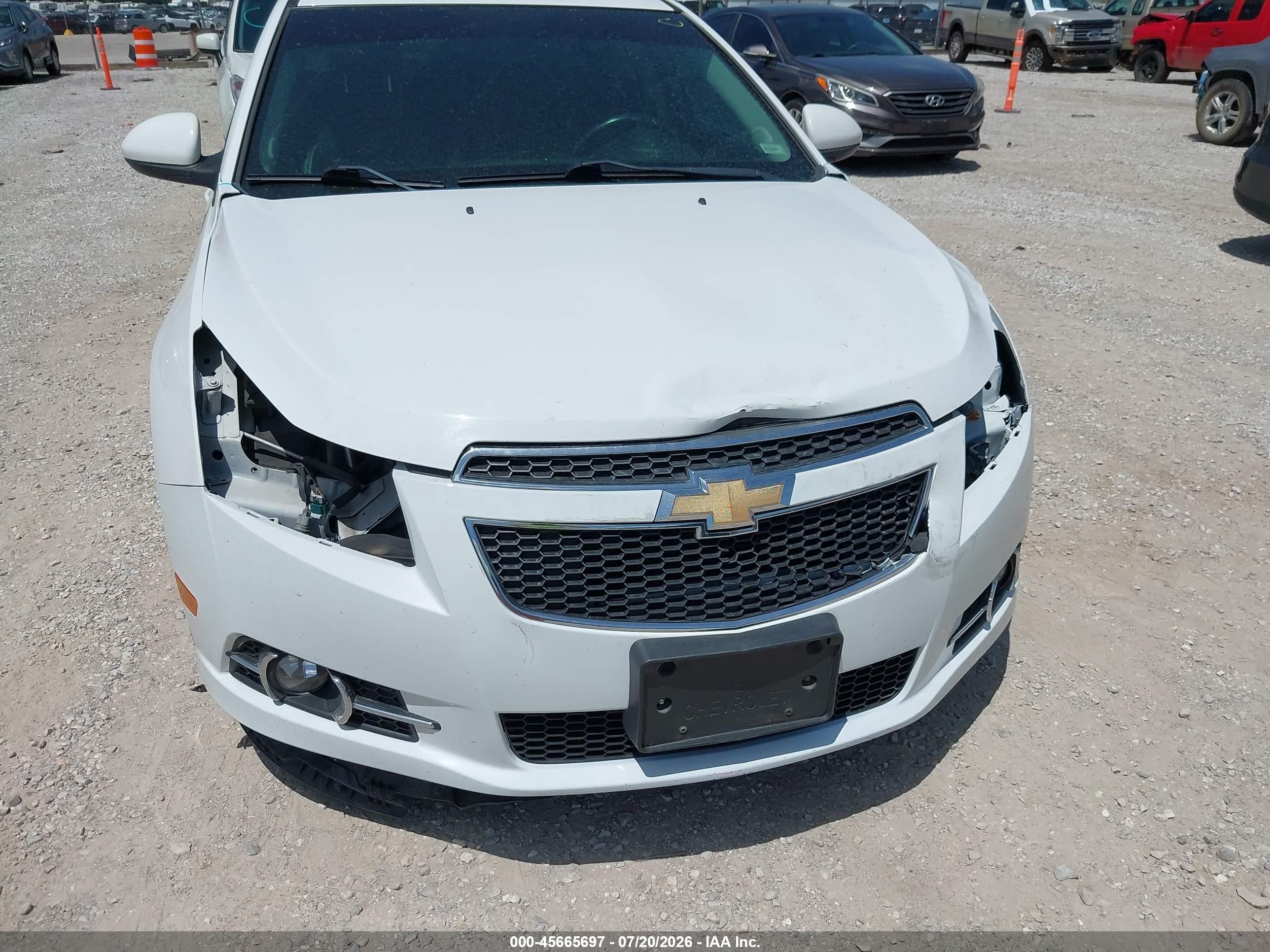 2014 Chevrolet Cruze 2lt Auto Белый vin: 1G1PE5SB3E7306435