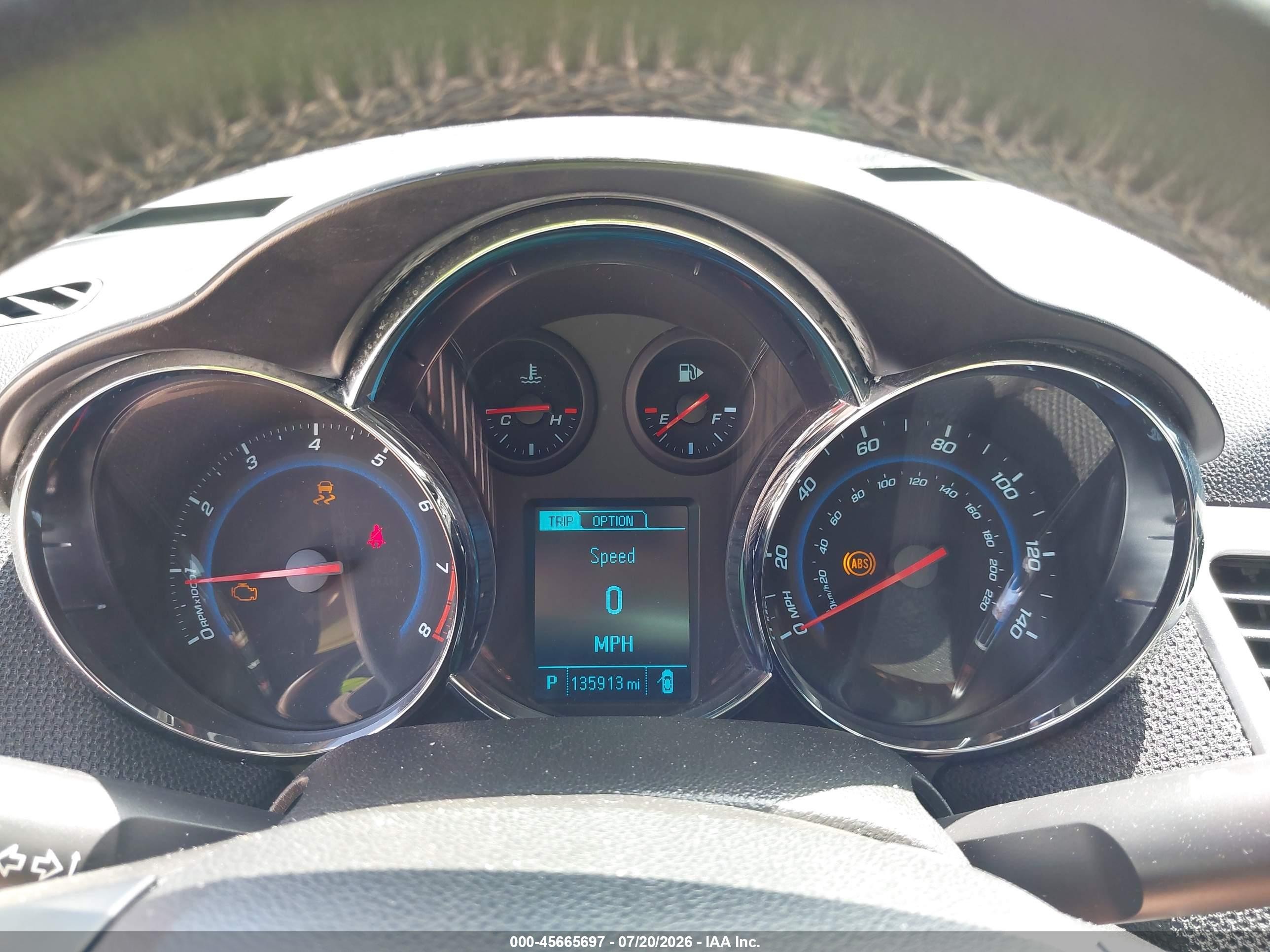 2014 Chevrolet Cruze 2lt Auto Белый vin: 1G1PE5SB3E7306435
