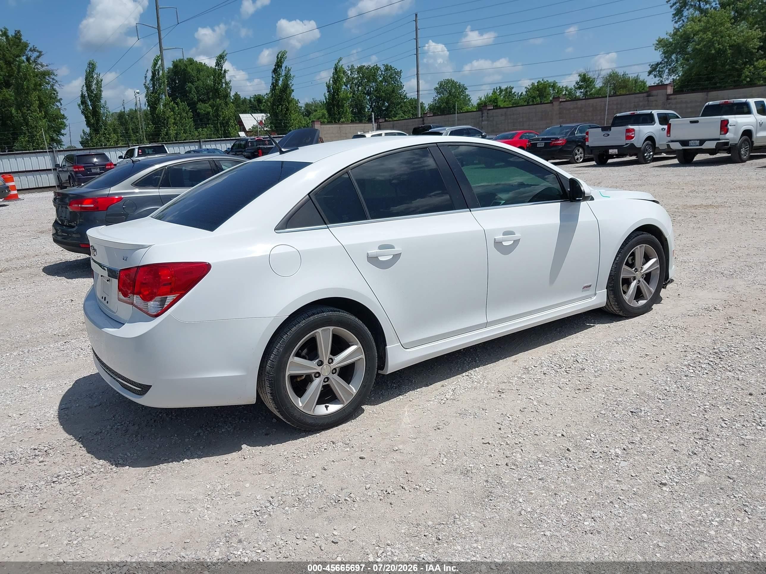 2014 Chevrolet Cruze 2lt Auto Белый vin: 1G1PE5SB3E7306435