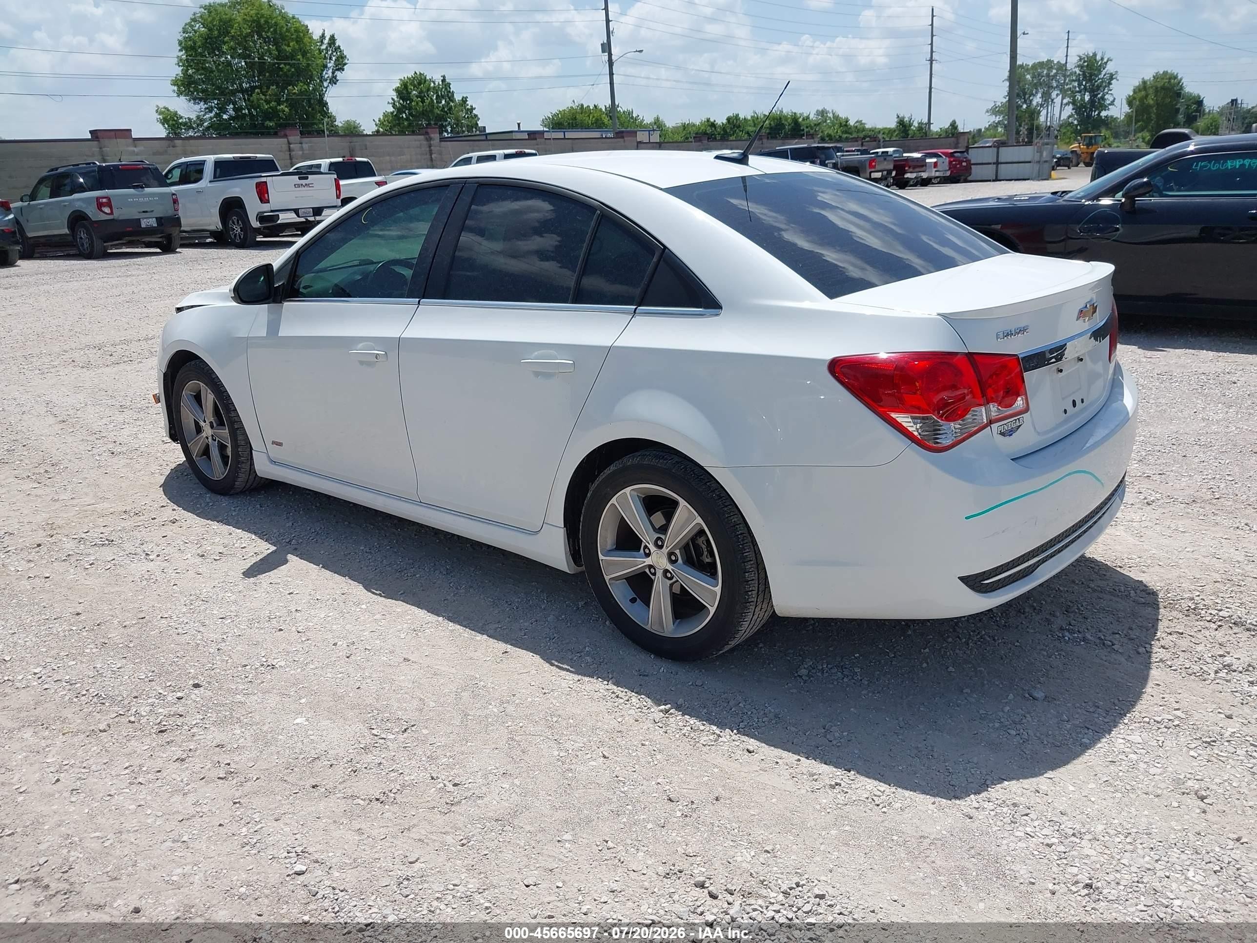 2014 Chevrolet Cruze 2lt Auto Белый vin: 1G1PE5SB3E7306435