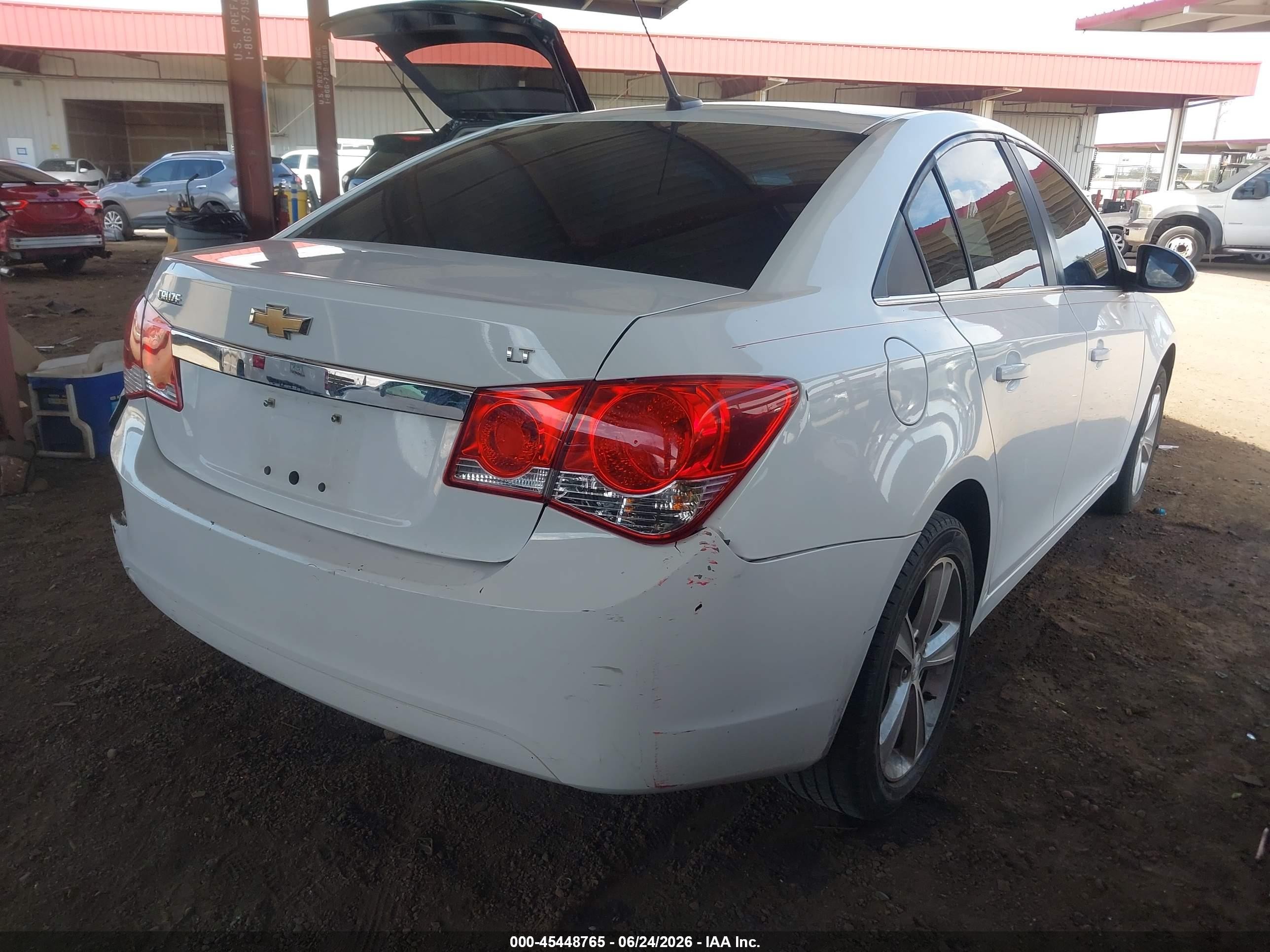 2014 Chevrolet Cruze 2lt Auto White vin: 1G1PE5SB3E7314096