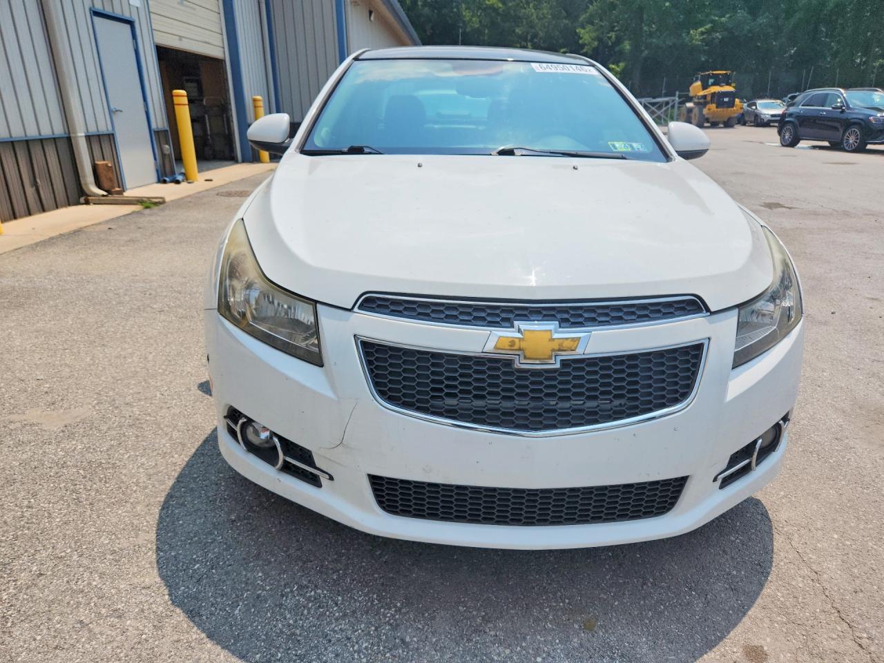 2014 Chevrolet Cruze Lt White vin: 1G1PE5SB3E7322358
