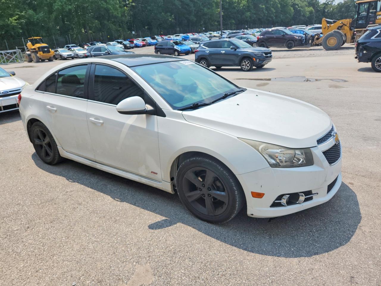 2014 Chevrolet Cruze Lt White vin: 1G1PE5SB3E7322358