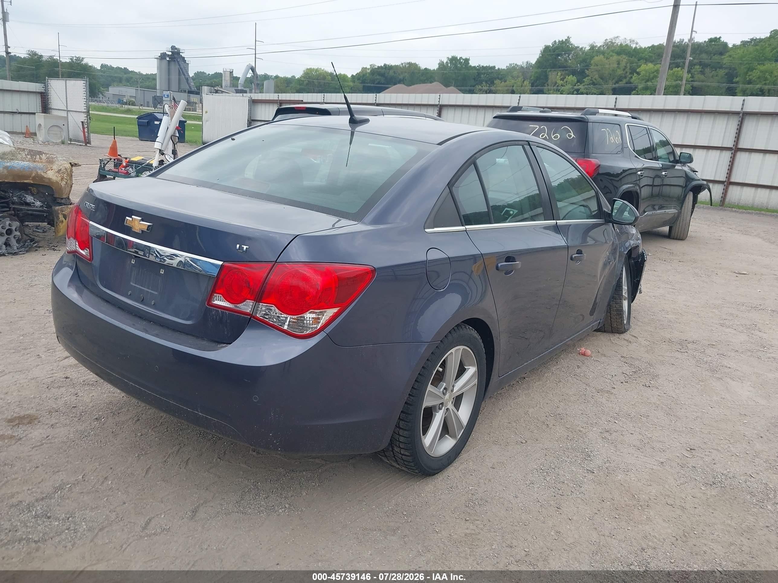 2014 Chevrolet Cruze 2lt Auto Blue vin: 1G1PE5SB3E7353769