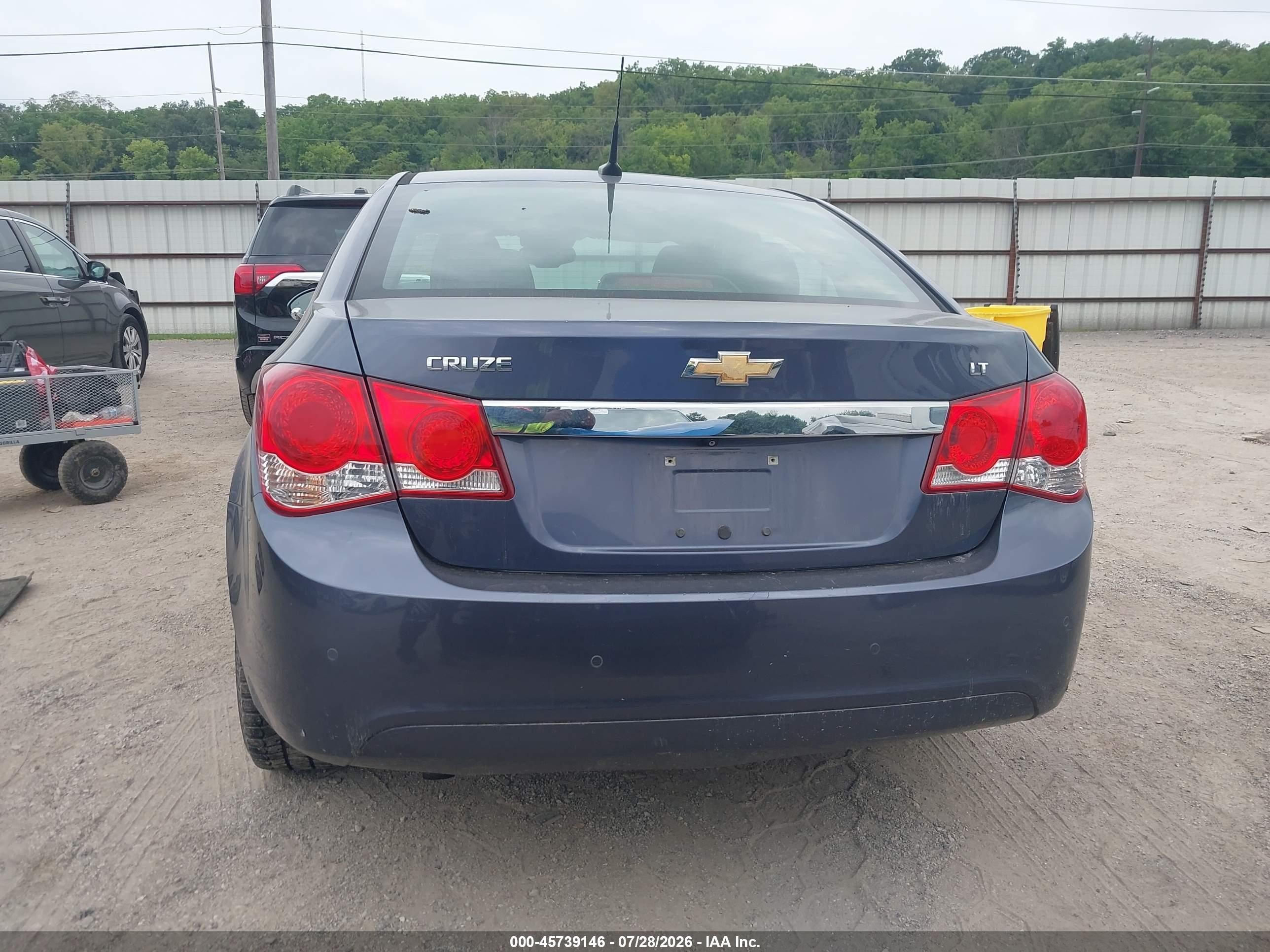 2014 Chevrolet Cruze 2lt Auto Blue vin: 1G1PE5SB3E7353769
