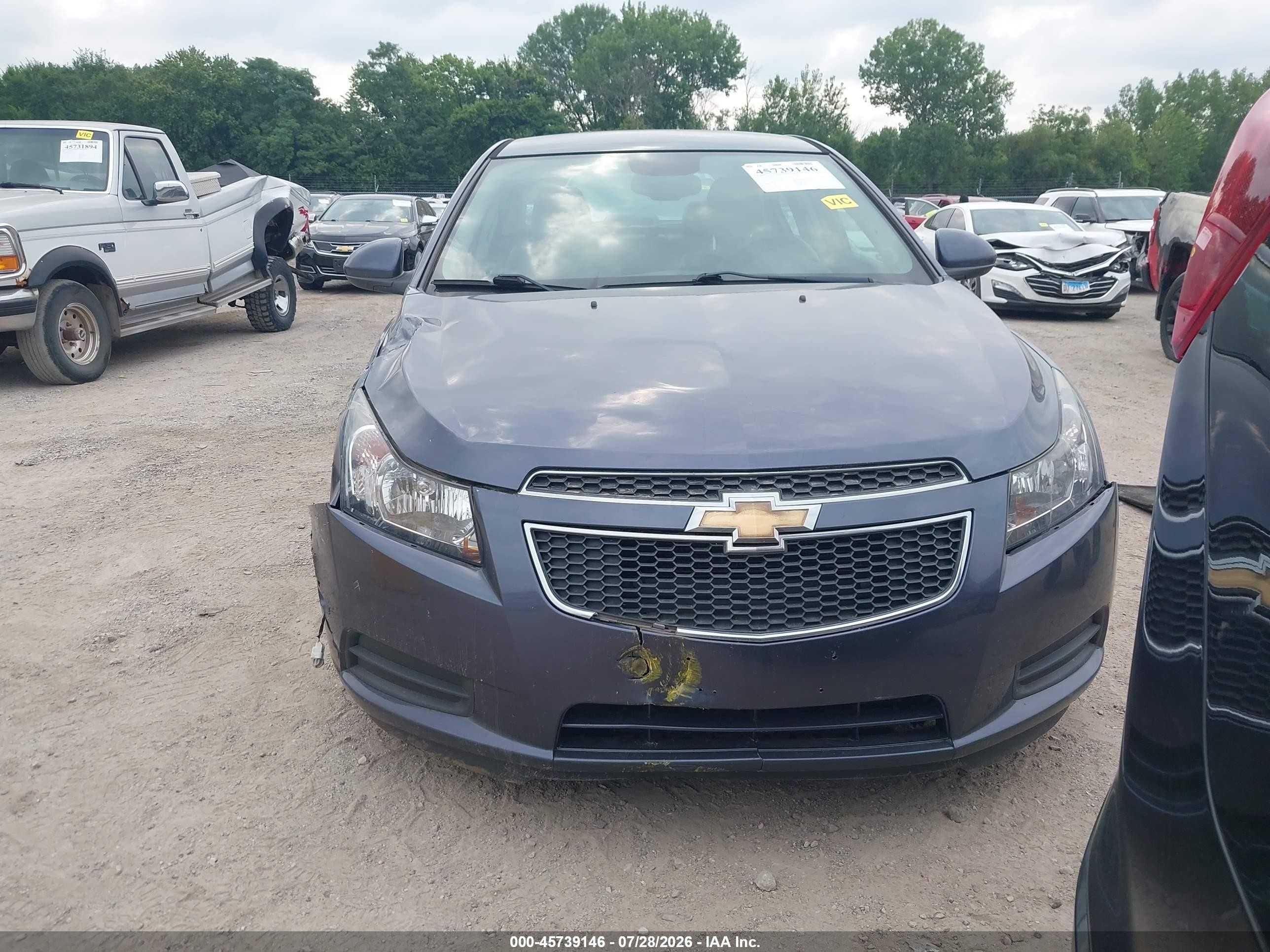 2014 Chevrolet Cruze 2lt Auto Blue vin: 1G1PE5SB3E7353769