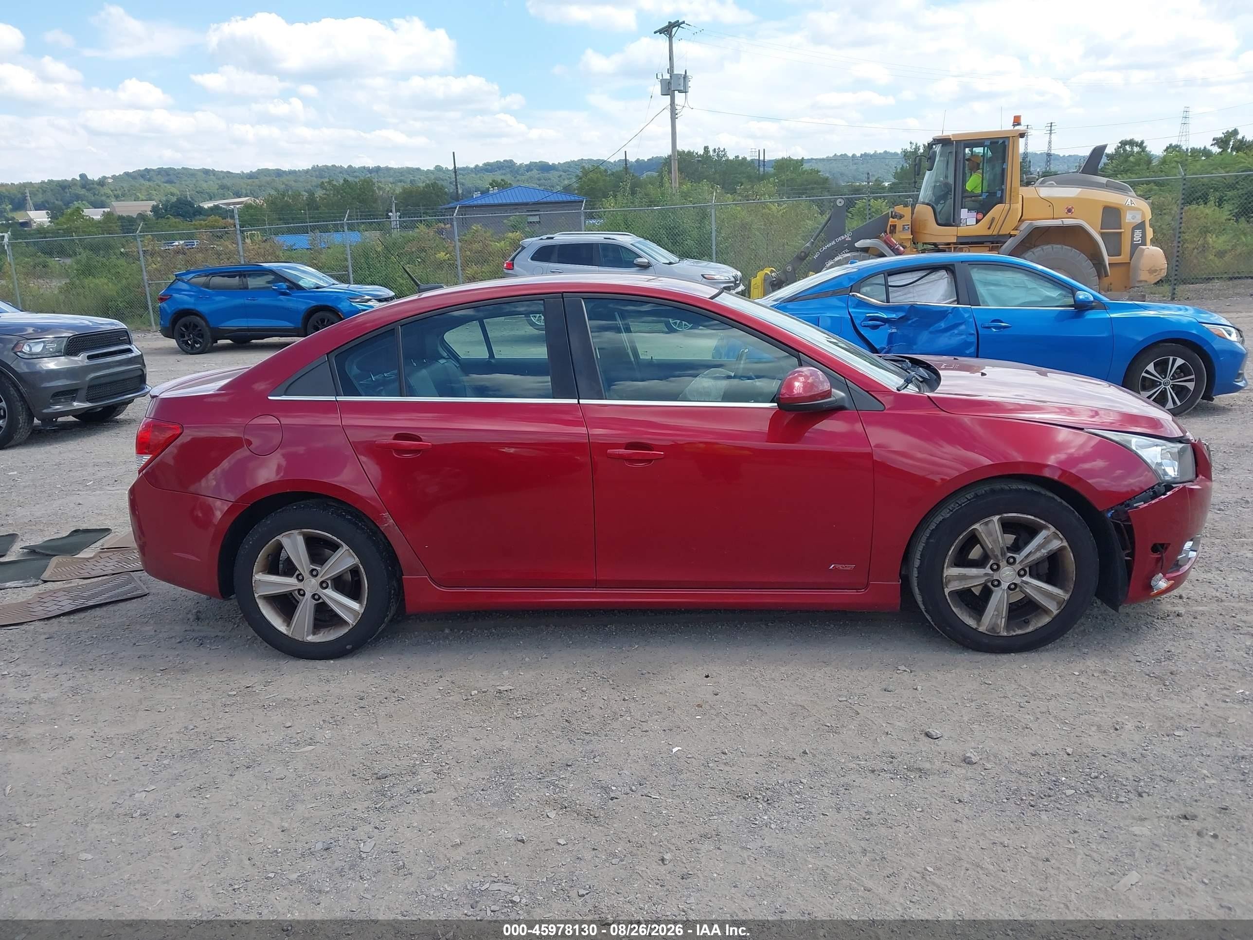 2014 Chevrolet Cruze 2lt Auto Красный vin: 1G1PE5SB3E7366912