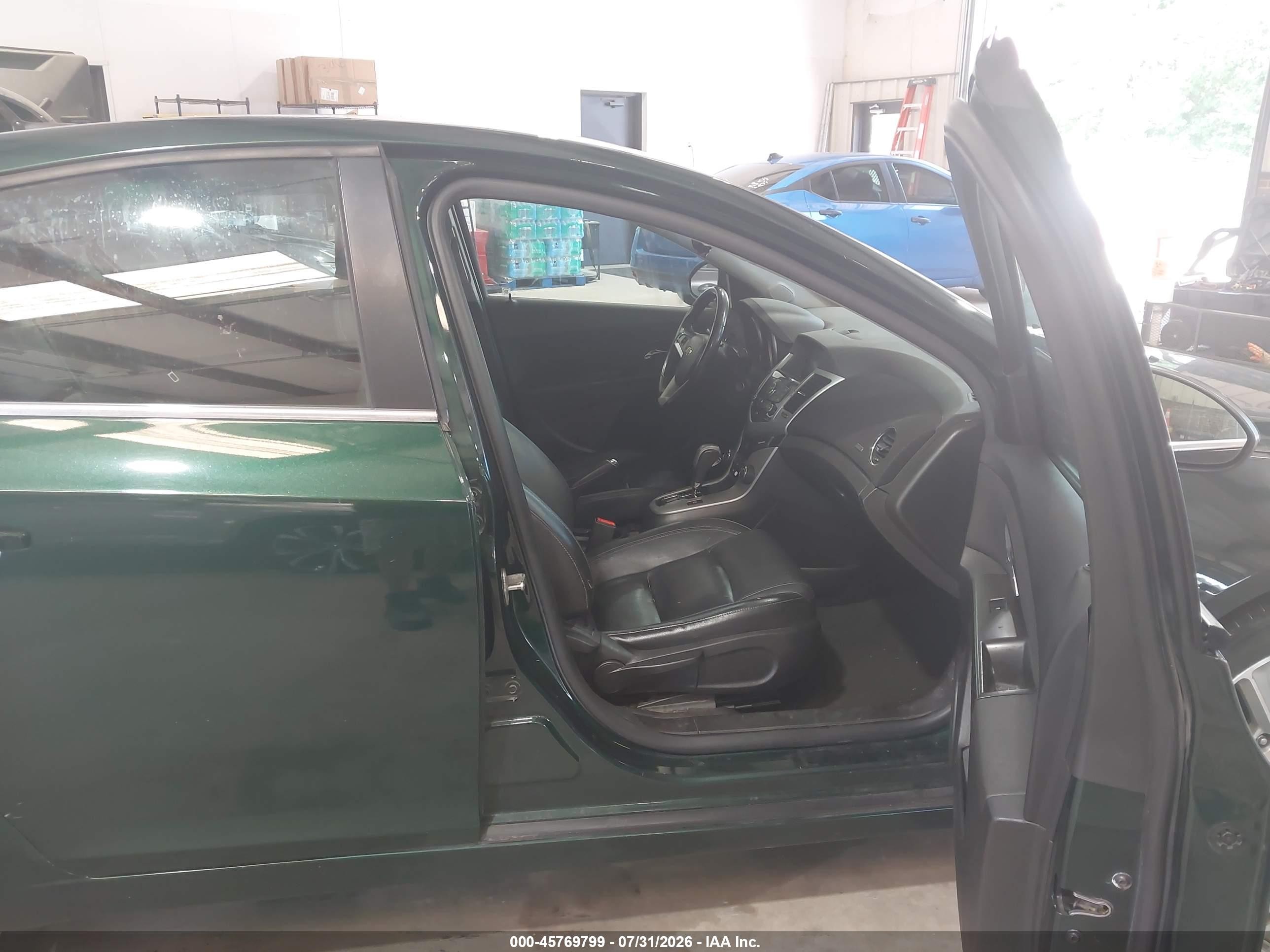 2014 Chevrolet Cruze 2lt Auto Зеленый vin: 1G1PE5SB3E7373262