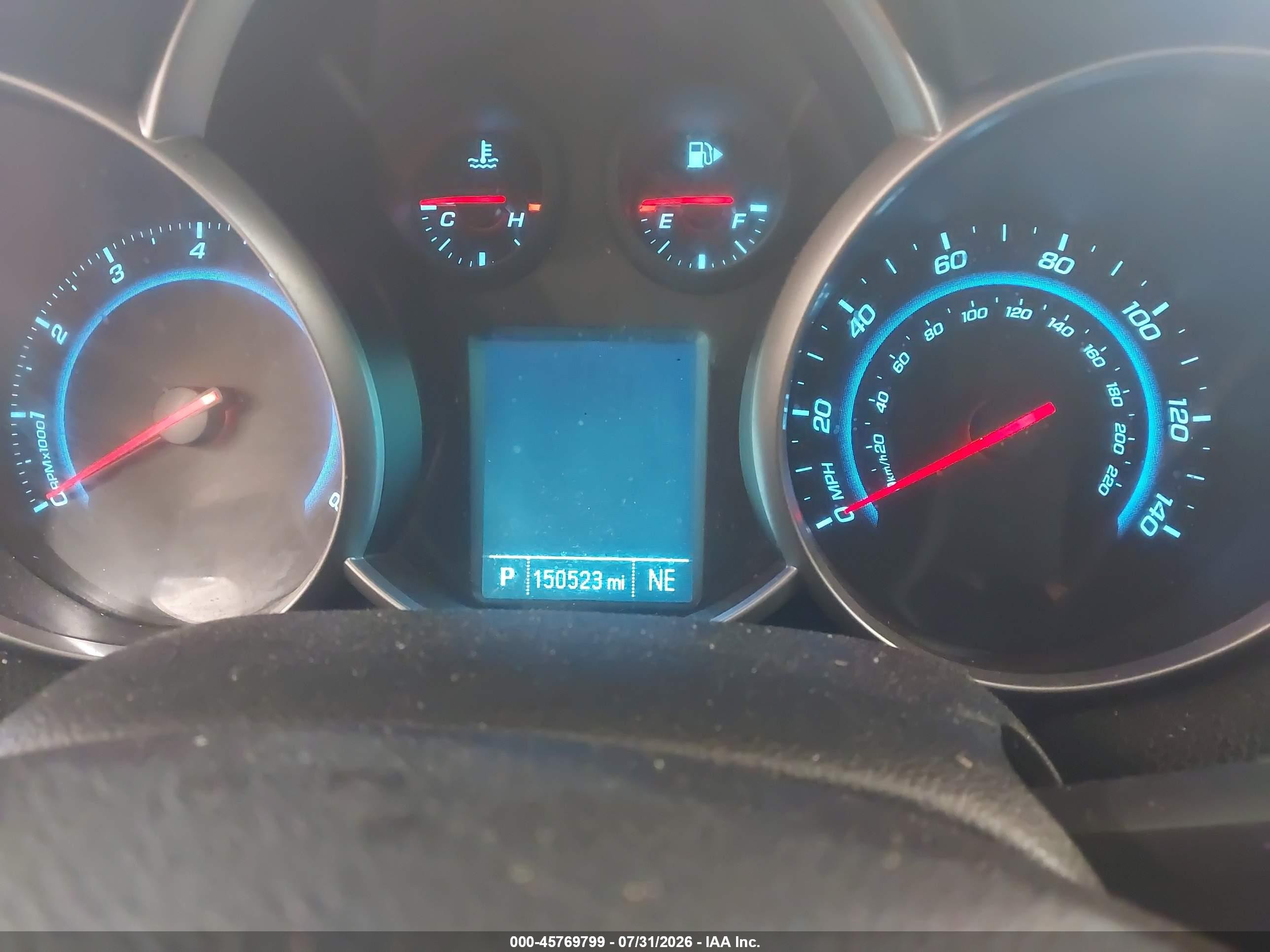 2014 Chevrolet Cruze 2lt Auto Зеленый vin: 1G1PE5SB3E7373262