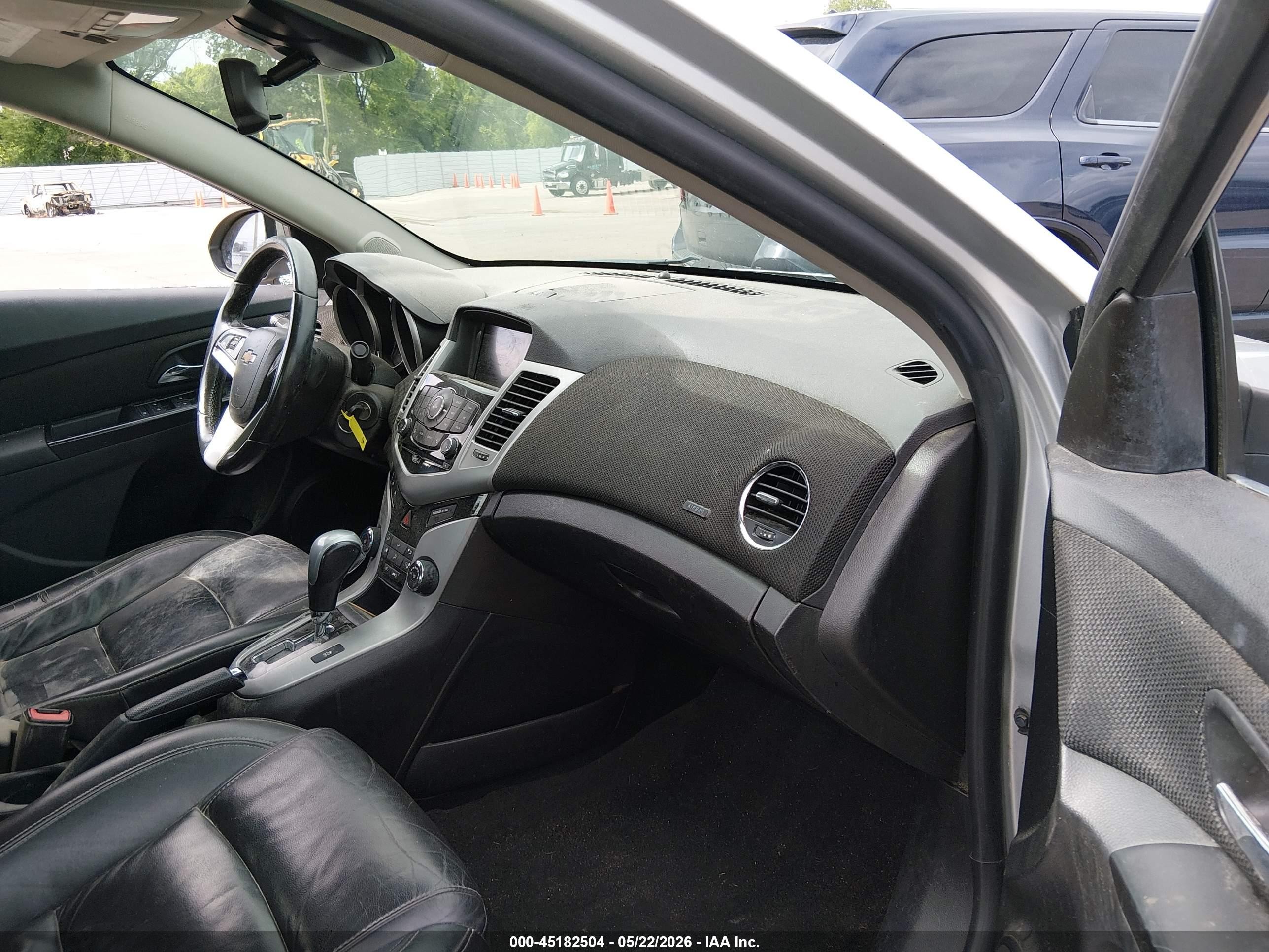 2014 Chevrolet Cruze 2lt Auto Silver vin: 1G1PE5SB3E7408205