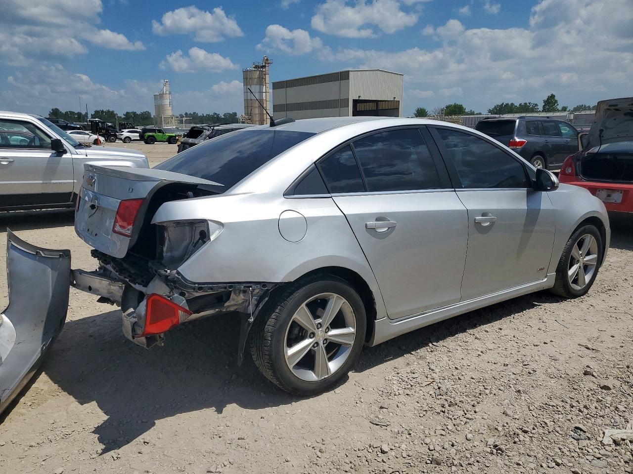 2015 Chevrolet Cruze Lt Gray vin: 1G1PE5SB3F7105586