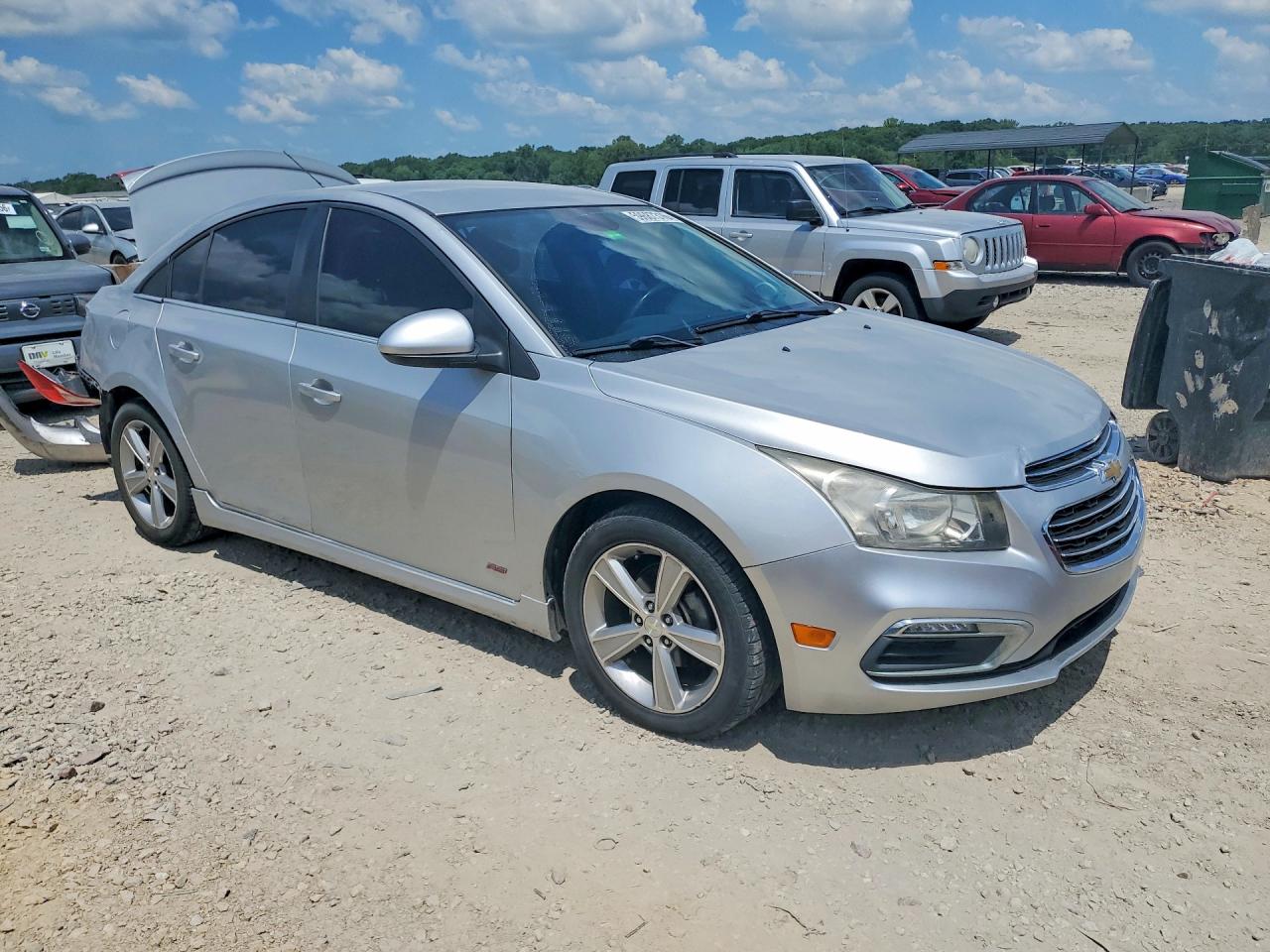 2015 Chevrolet Cruze Lt Gray vin: 1G1PE5SB3F7105586