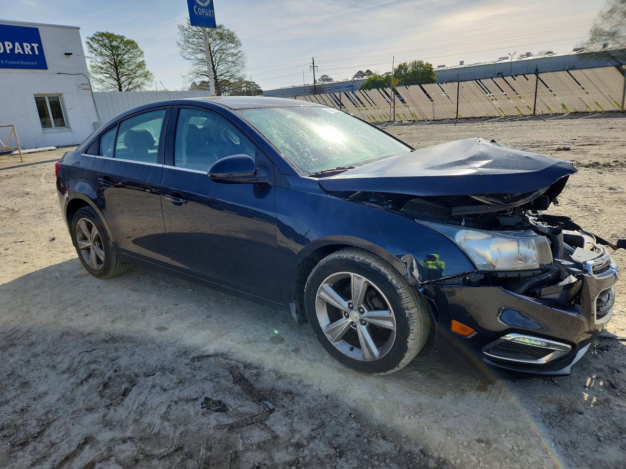2015 Chevrolet Cruze Lt Blue vin: 1G1PE5SB3F7138135