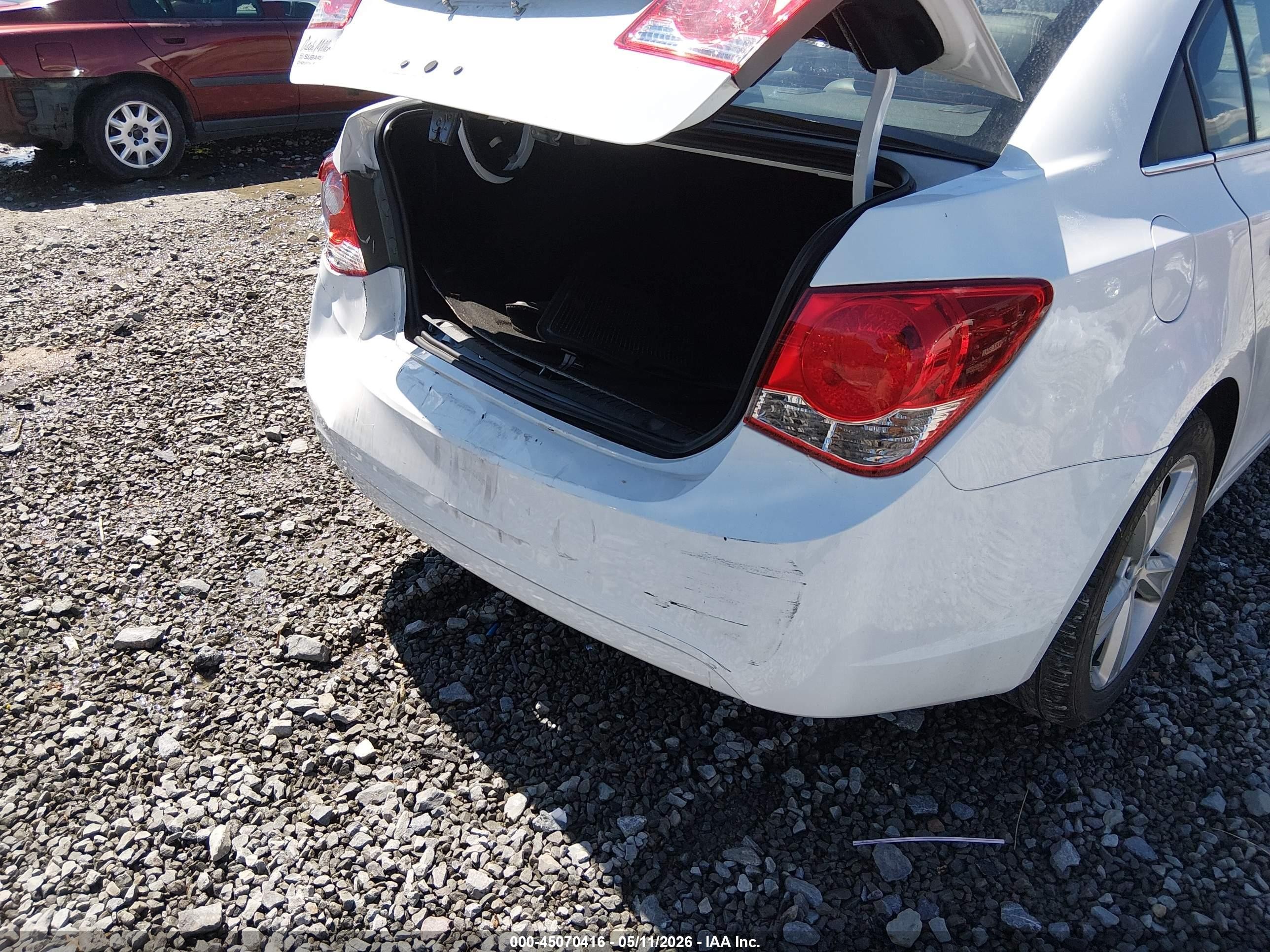 2015 Chevrolet Cruze 2lt Auto White vin: 1G1PE5SB3F7140886
