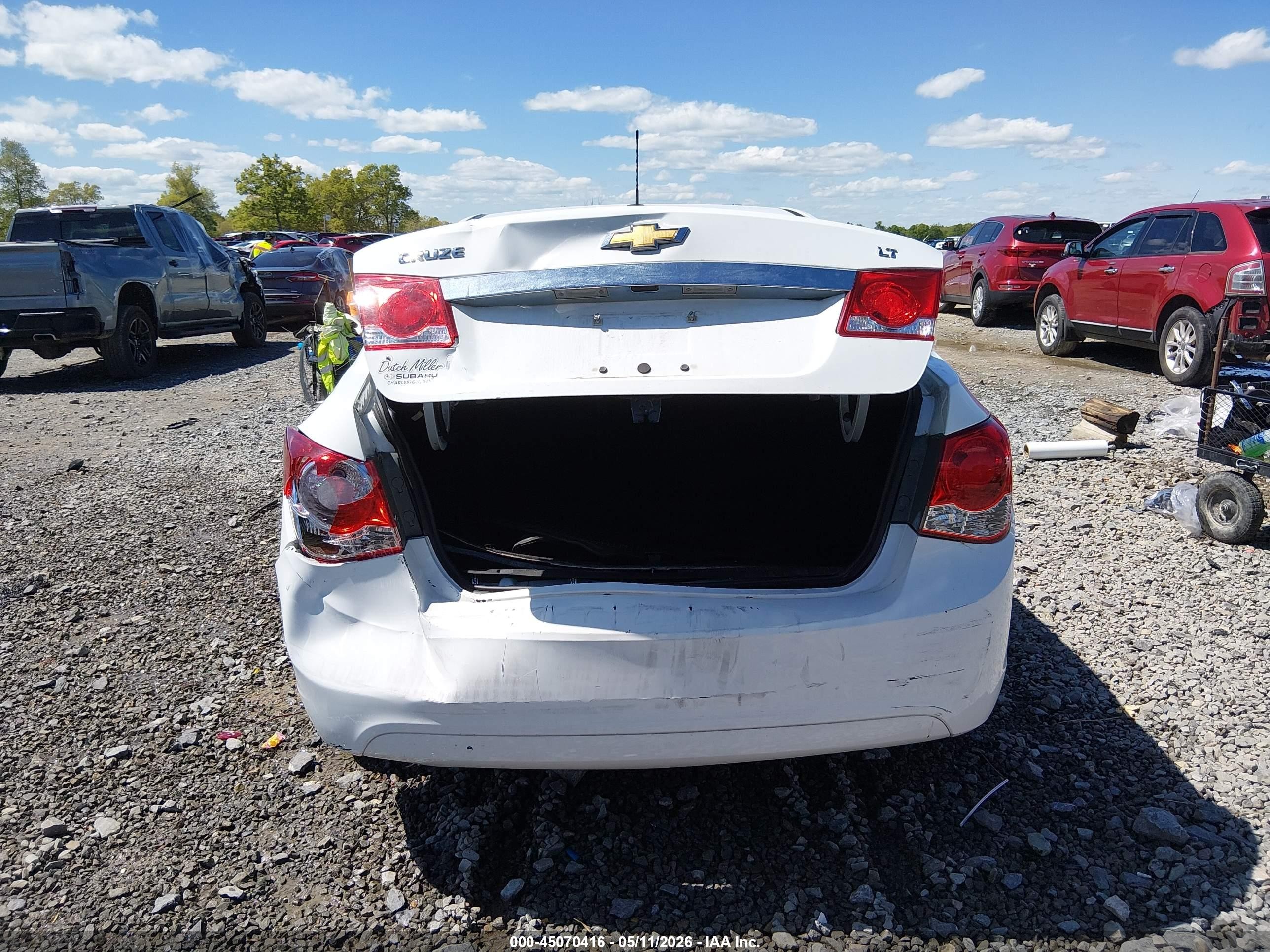 2015 Chevrolet Cruze 2lt Auto White vin: 1G1PE5SB3F7140886