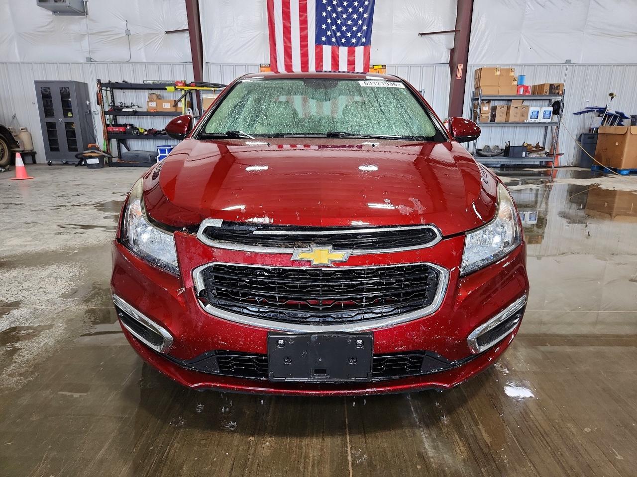 2015 Chevrolet Cruze Lt Maroon vin: 1G1PE5SB3F7259571
