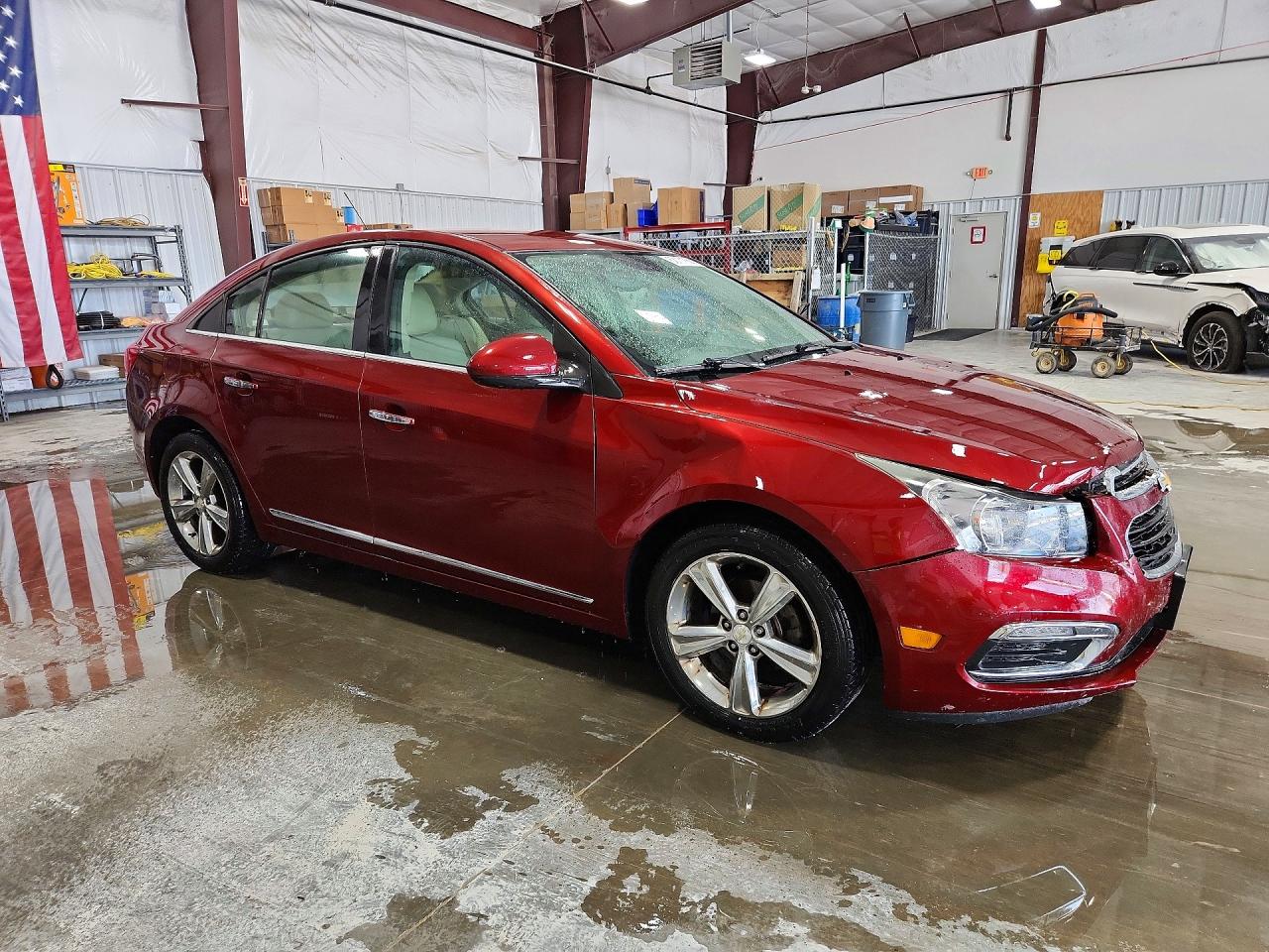 2015 Chevrolet Cruze Lt Maroon vin: 1G1PE5SB3F7259571