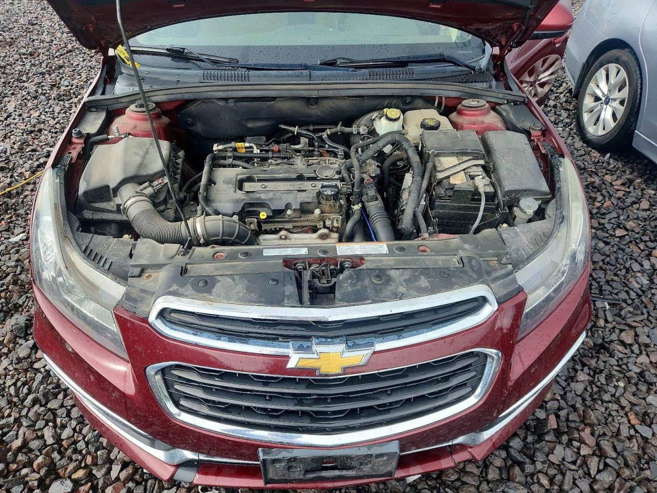 2015 Chevrolet Cruze Lt Red vin: 1G1PE5SB3F7264267
