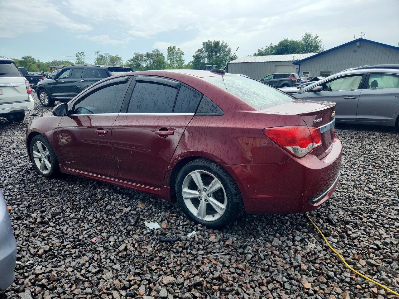 2015 Chevrolet Cruze Lt Red vin: 1G1PE5SB3F7264267