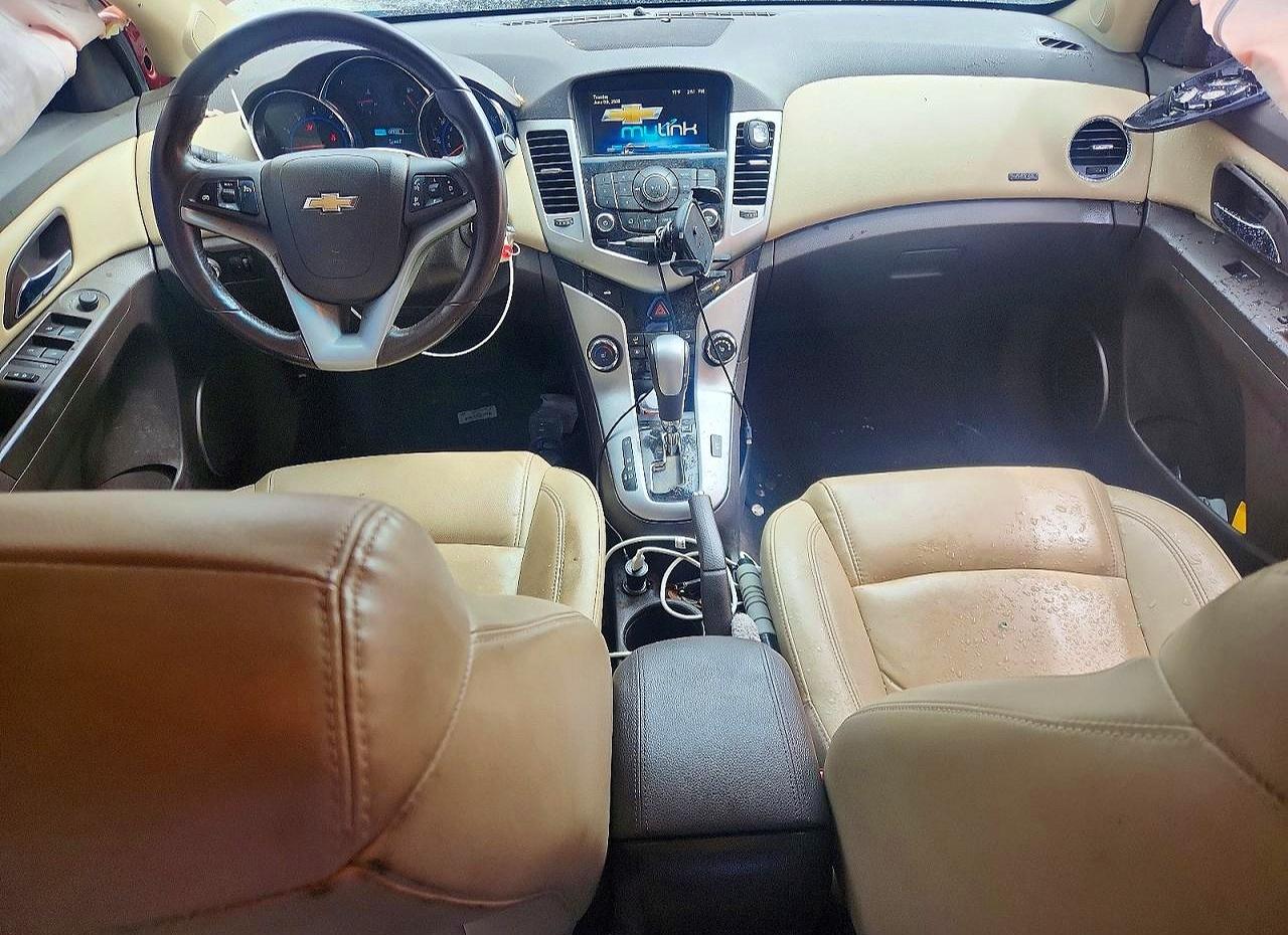2015 Chevrolet Cruze Lt Red vin: 1G1PE5SB3F7264267
