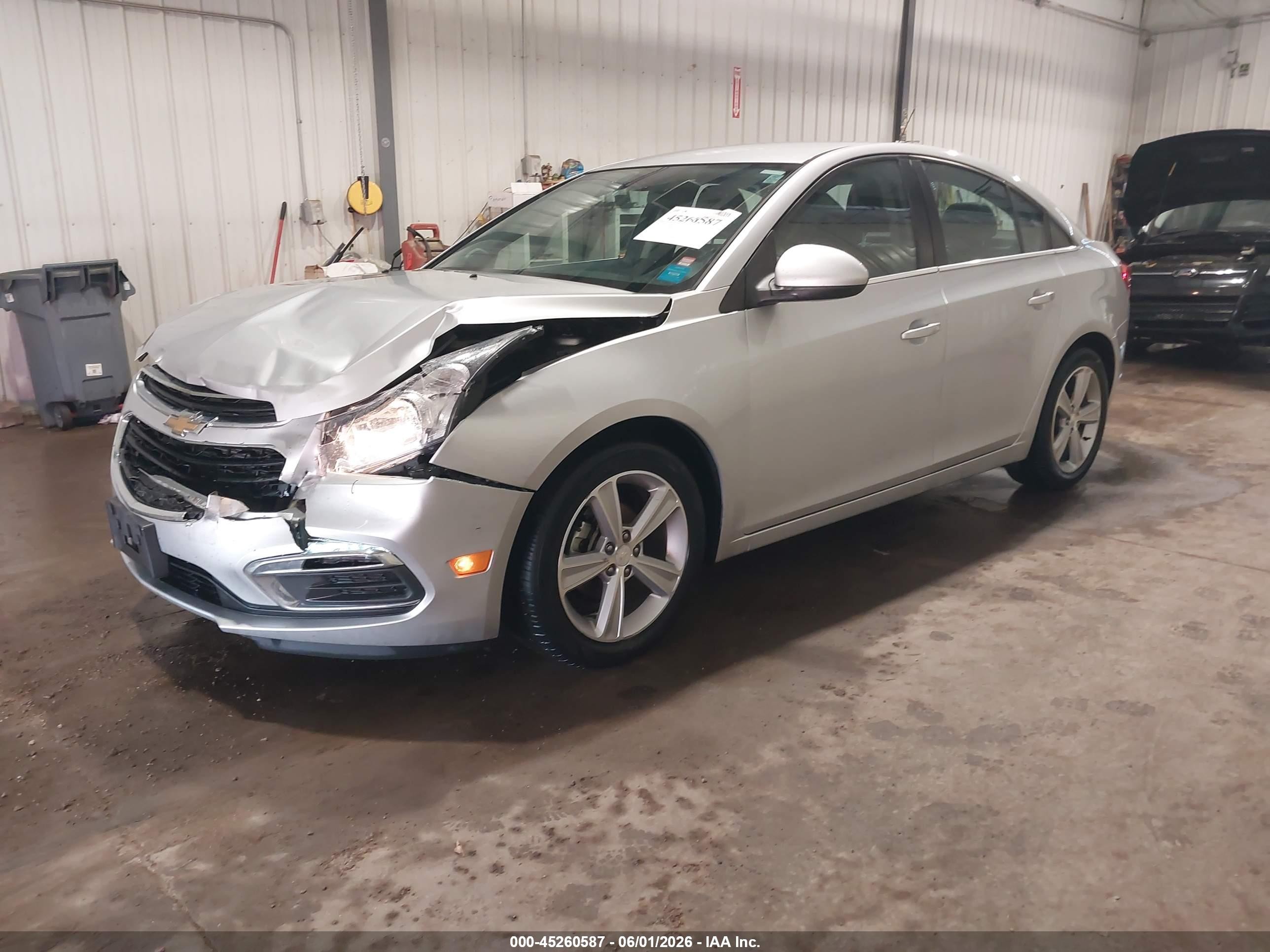 2015 Chevrolet Cruze 2lt Auto Silver vin: 1G1PE5SB3F7295373