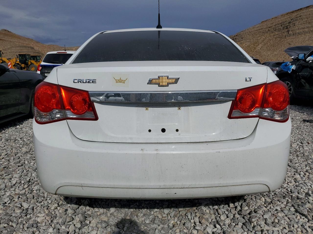 2013 Chevrolet Cruze Lt White vin: 1G1PE5SB4D7102354