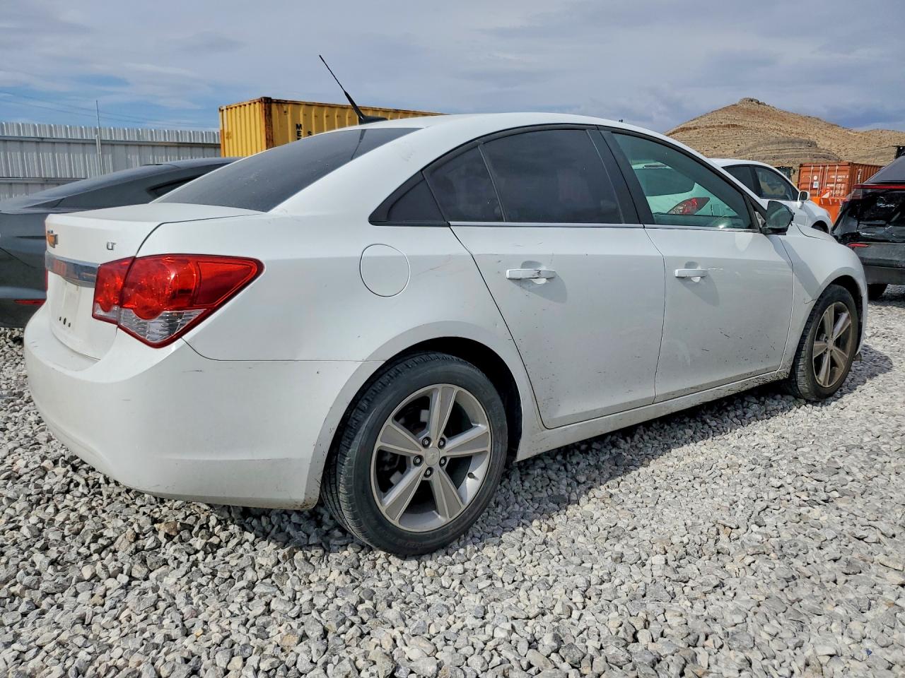 2013 Chevrolet Cruze Lt White vin: 1G1PE5SB4D7102354