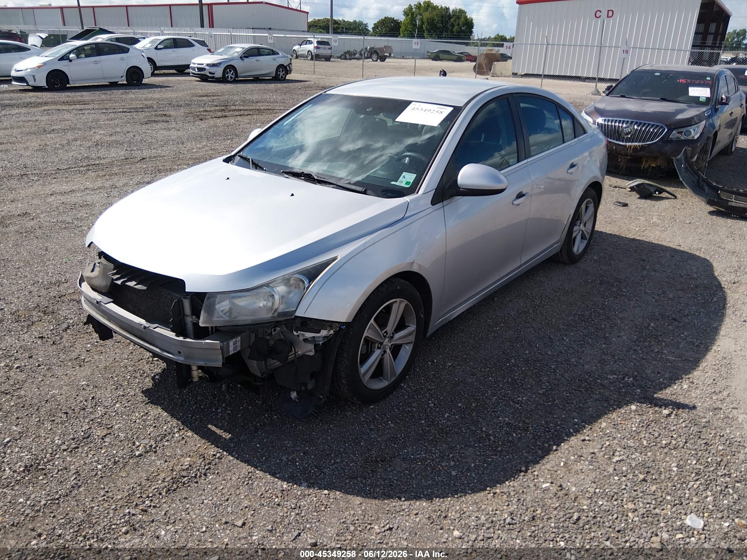 2013 Chevrolet Cruze 2lt Auto Silver vin: 1G1PE5SB4D7155331