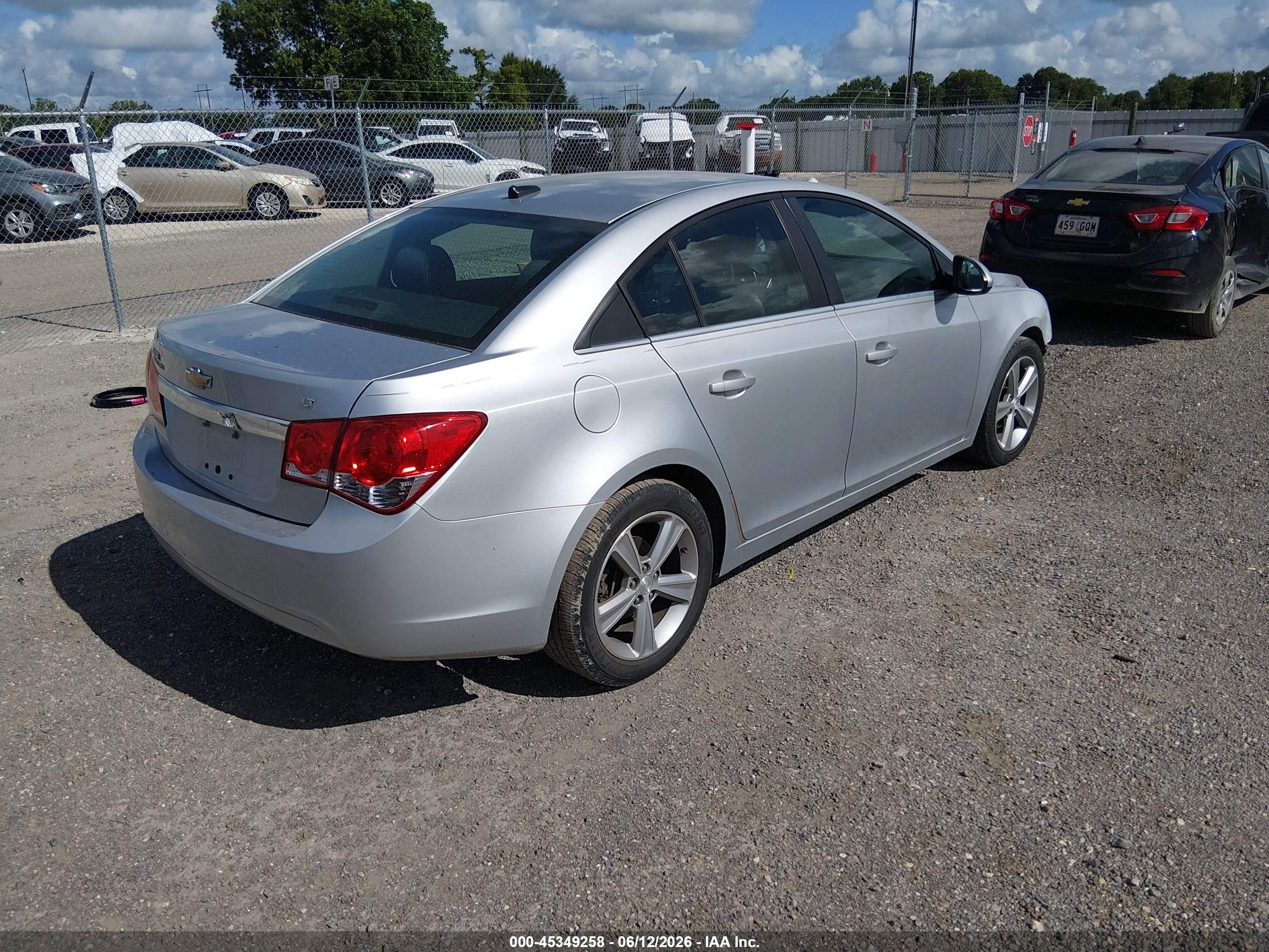 2013 Chevrolet Cruze 2lt Auto Silver vin: 1G1PE5SB4D7155331