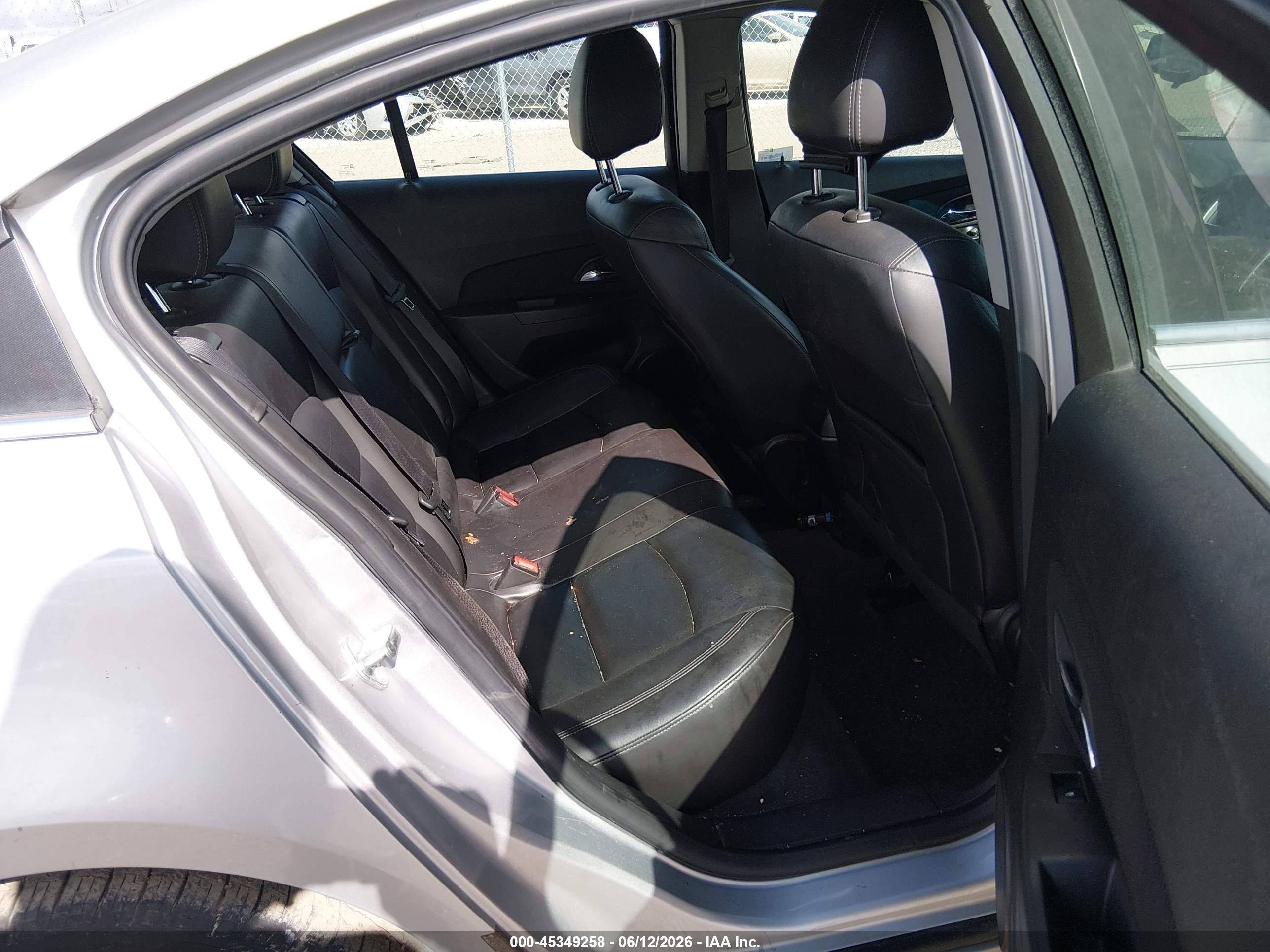 2013 Chevrolet Cruze 2lt Auto Silver vin: 1G1PE5SB4D7155331