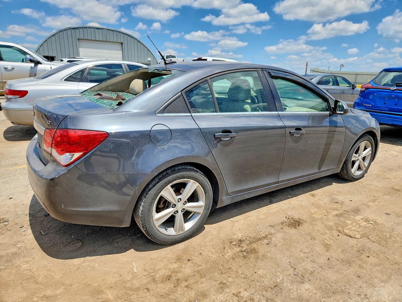 2013 Chev Cruze Lt Gray vin: 1G1PE5SB4D7188460