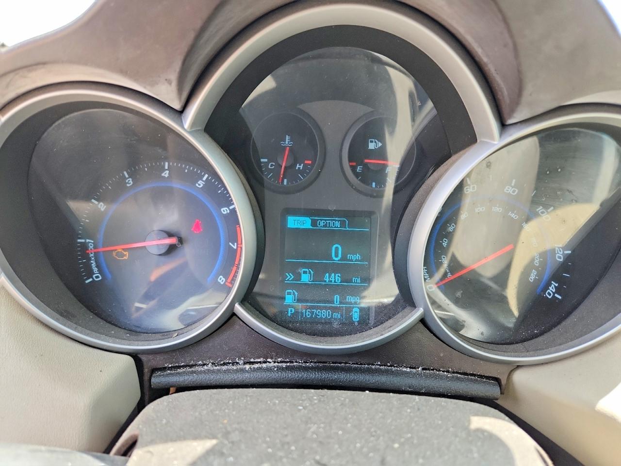 2013 Chev Cruze Lt Gray vin: 1G1PE5SB4D7188460