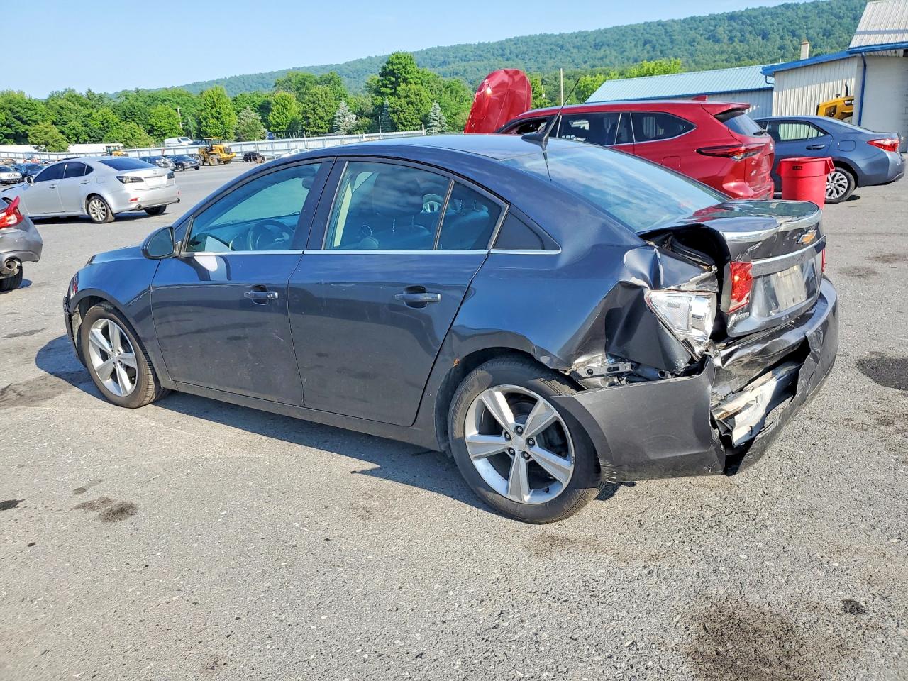 2013 Chevrolet Cruze Lt Gray vin: 1G1PE5SB4D7197031