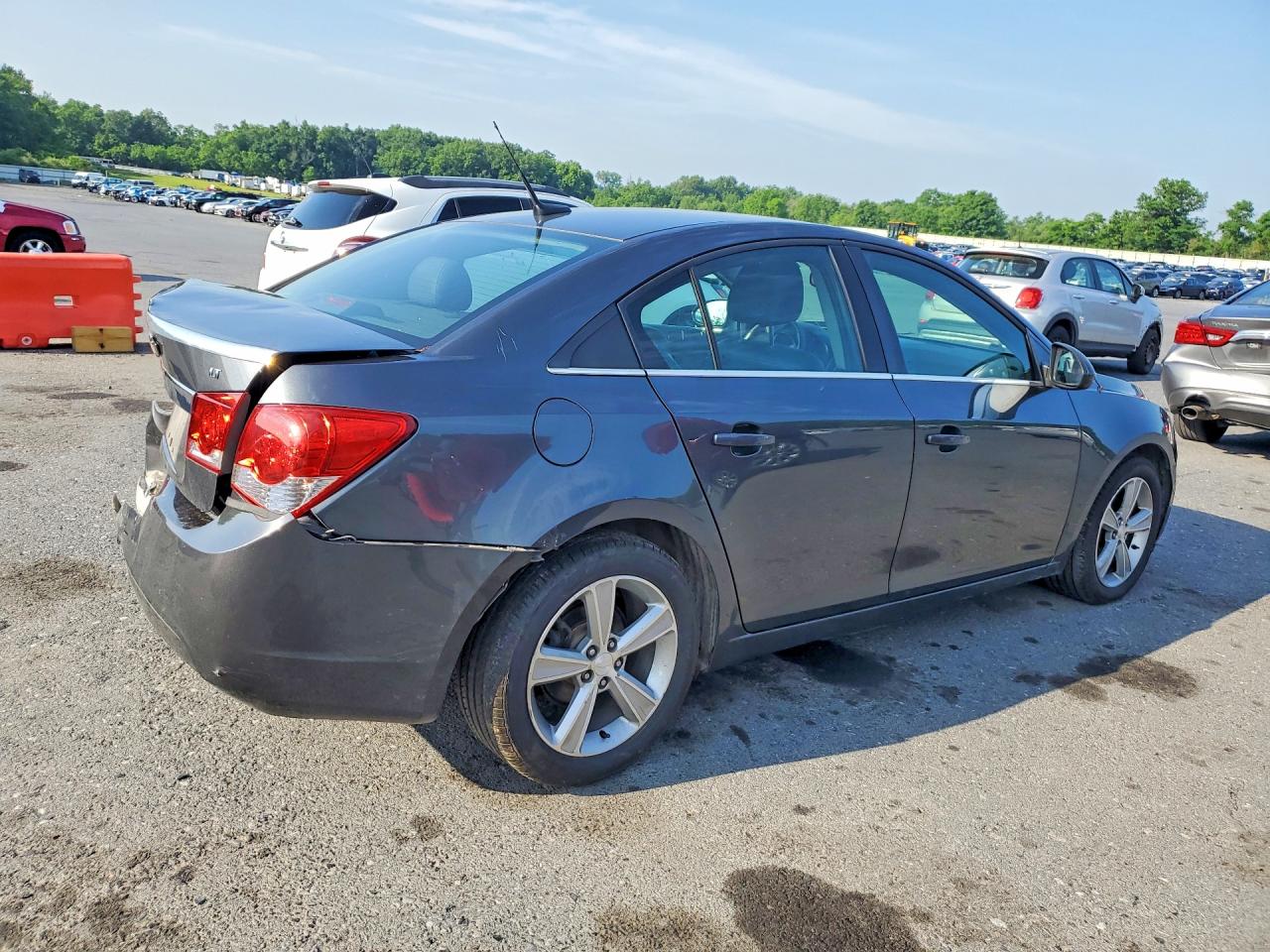 2013 Chevrolet Cruze Lt Gray vin: 1G1PE5SB4D7197031