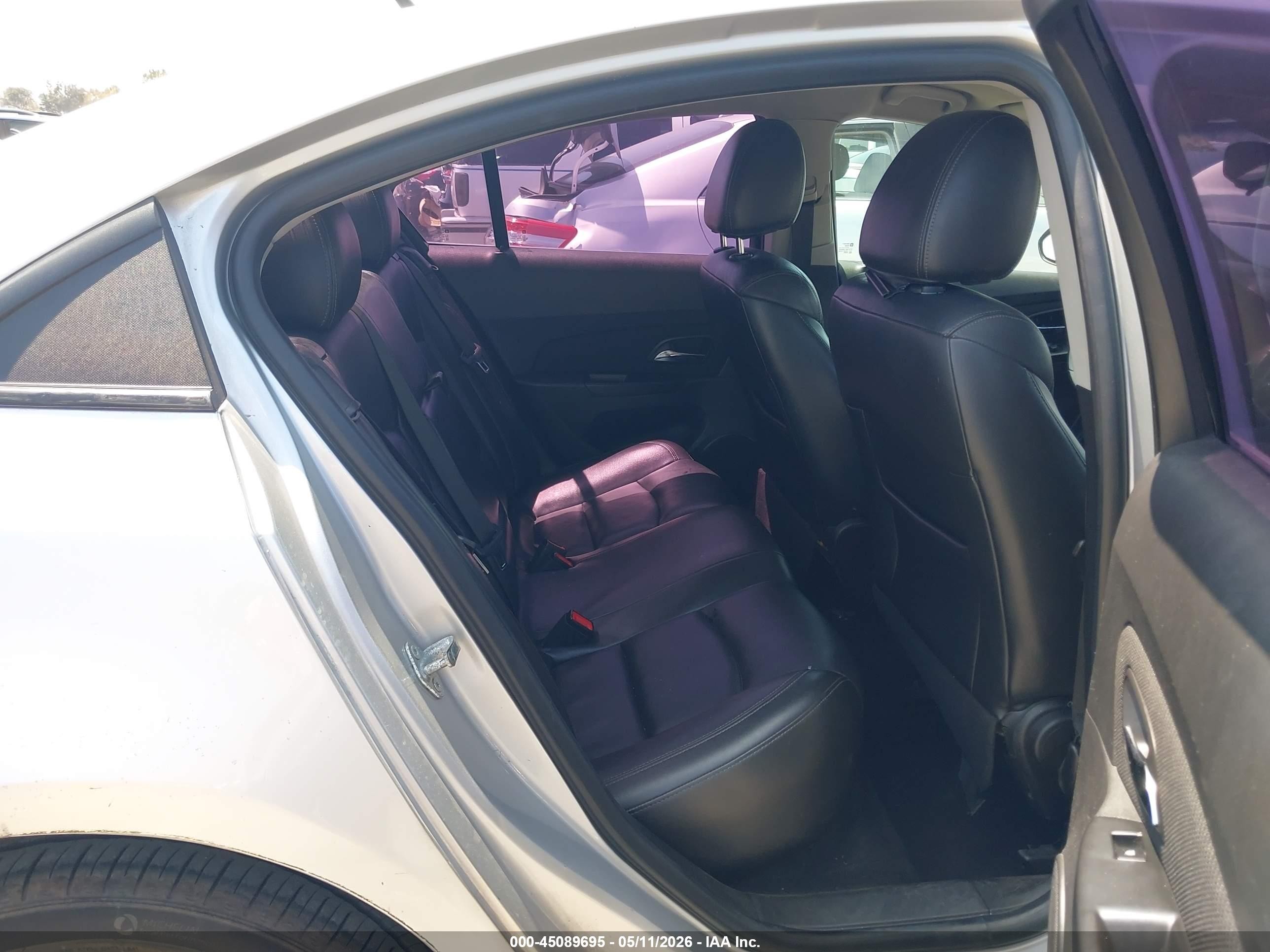 2013 Chevrolet Cruze 2lt Auto Silver vin: 1G1PE5SB4D7326000